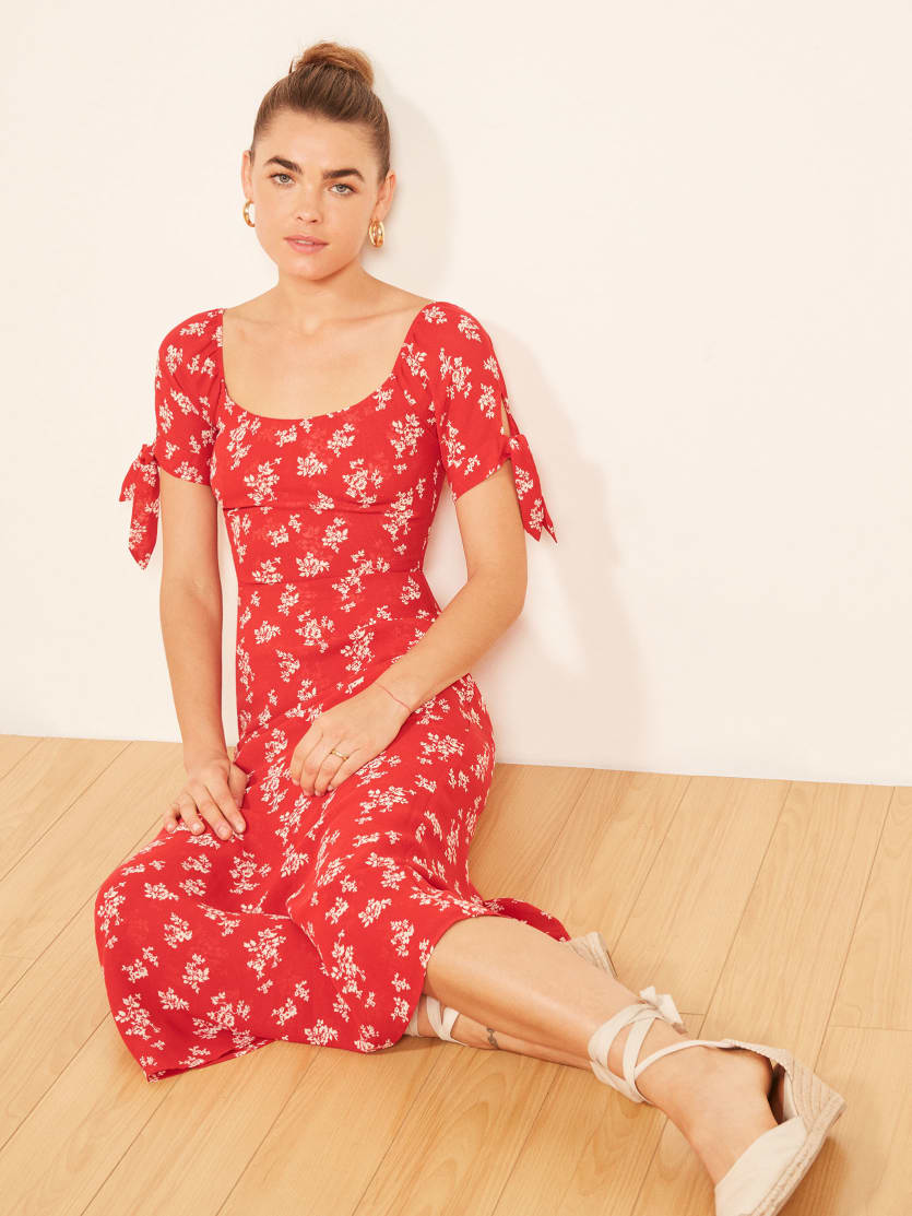 Reformation meredith dress clearance