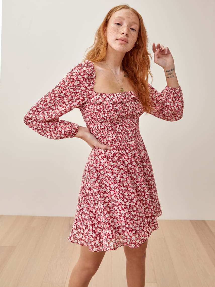 Reformation morris dress clearance