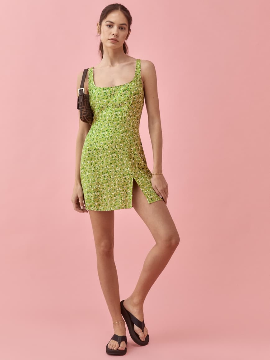 Noha Dress - Sleeveless Mini Crepe 