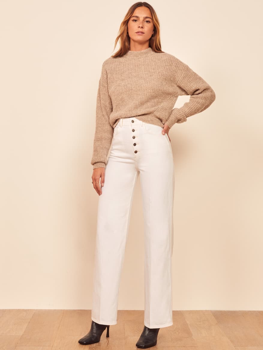 Reformation olive jean clearance