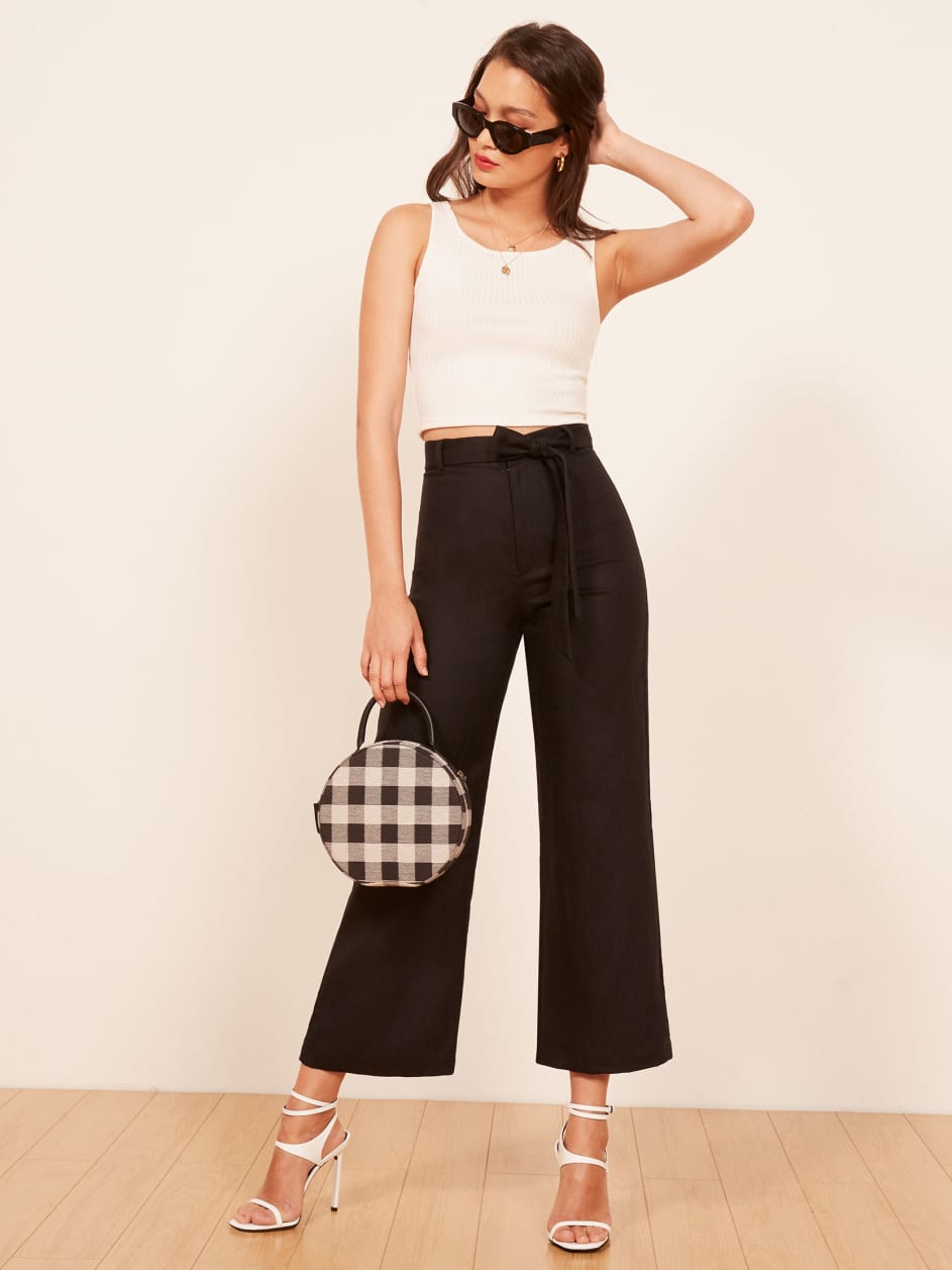 Reformation plaid pants clearance