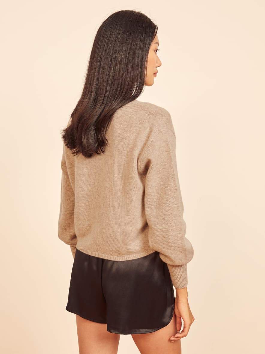 Reformation varenne cashmere tank and cardi set clearance