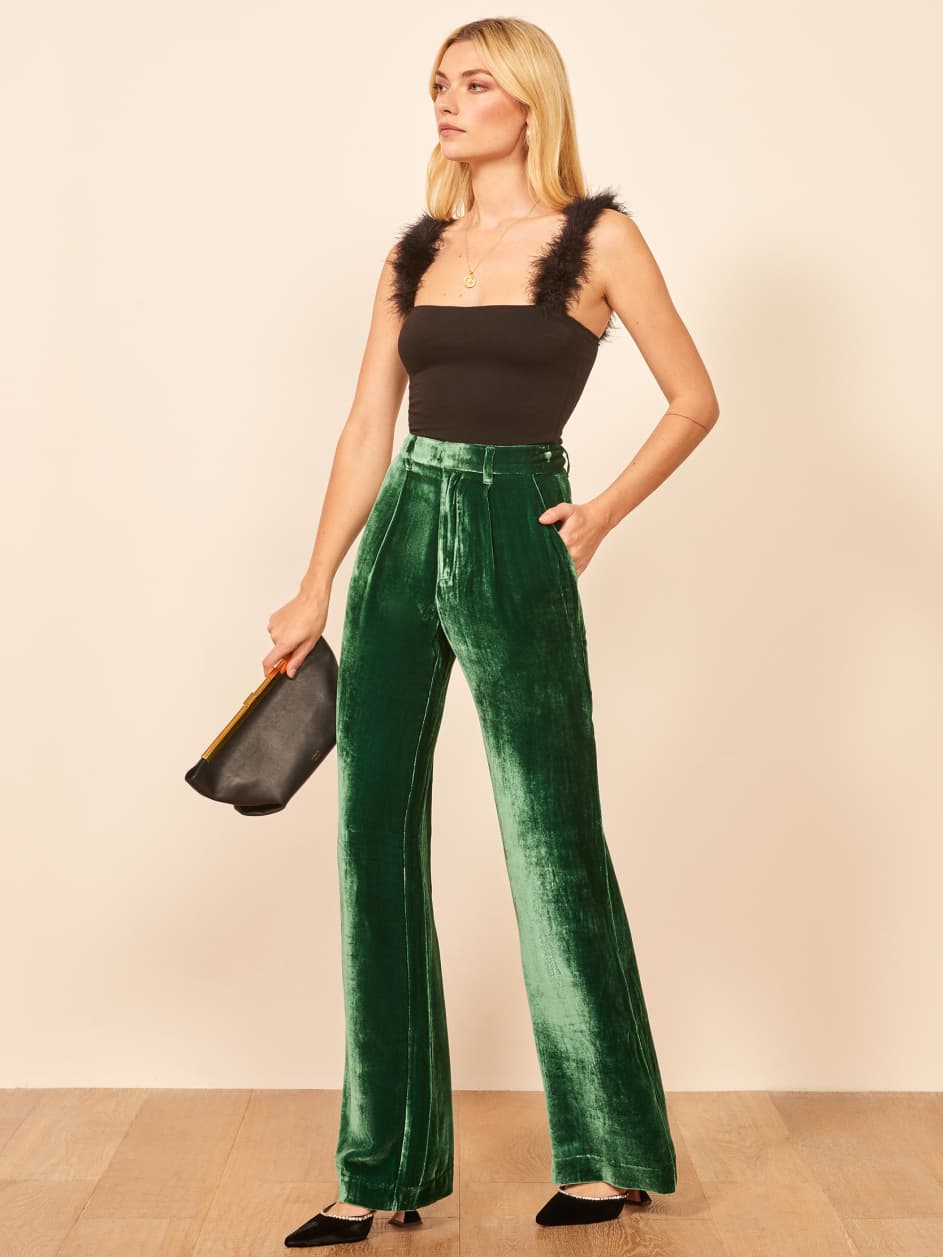 Reformation silk pants Clearance