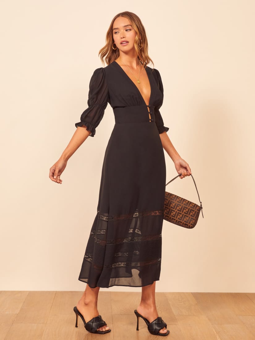 Reformation ginny dress clearance