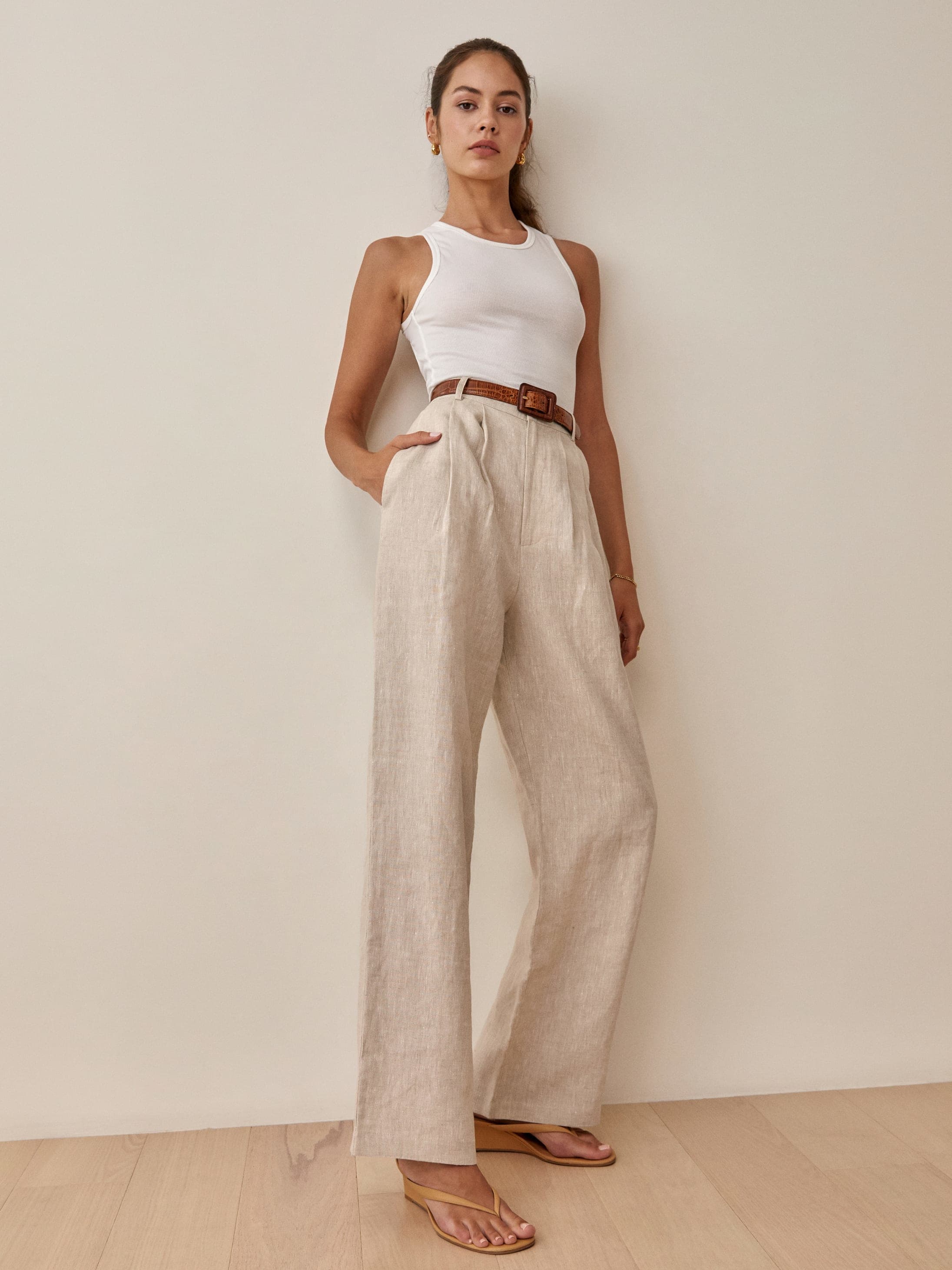 Oatmeal Petites Vesta Pant