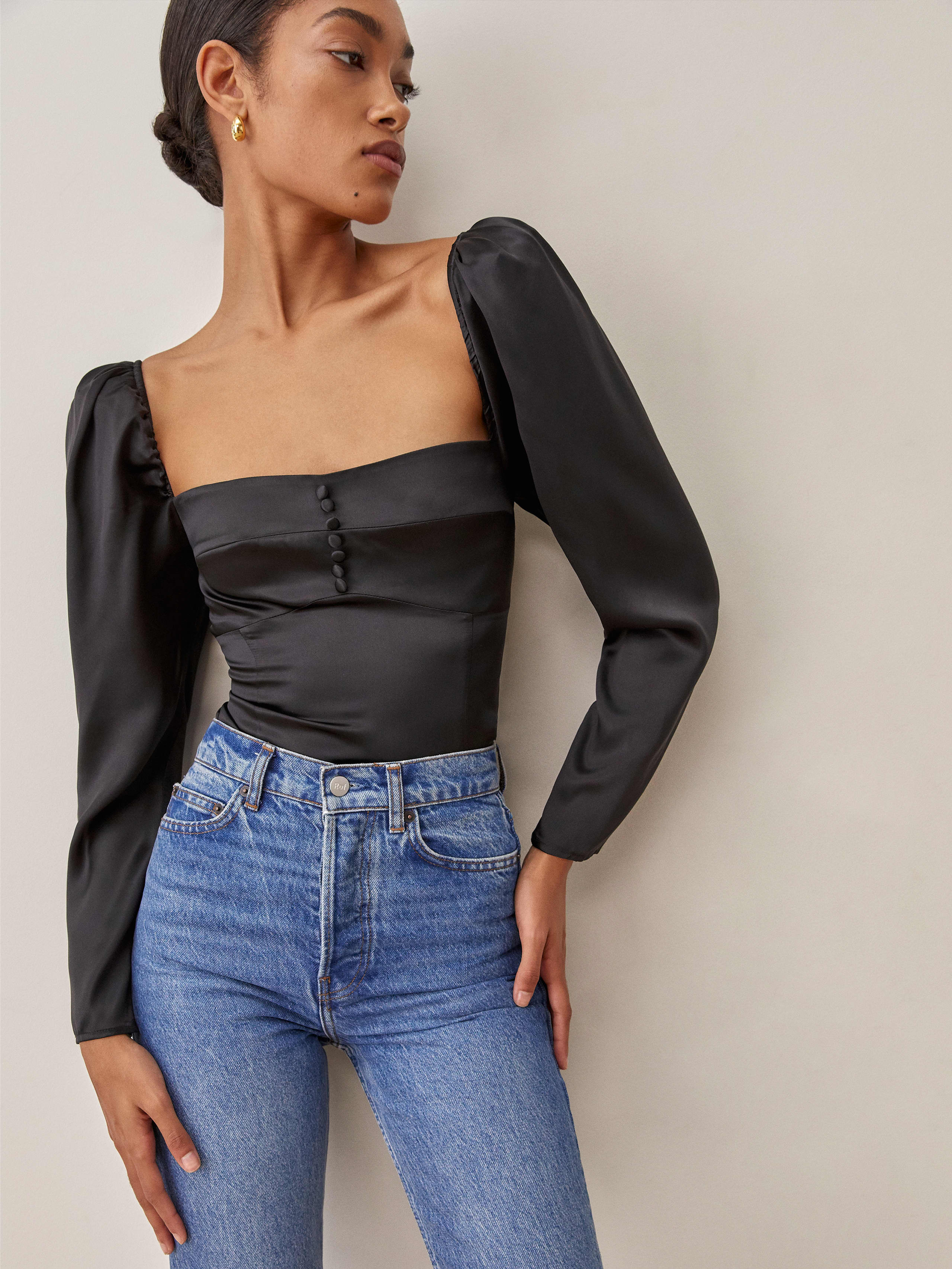 Black Abigale Top