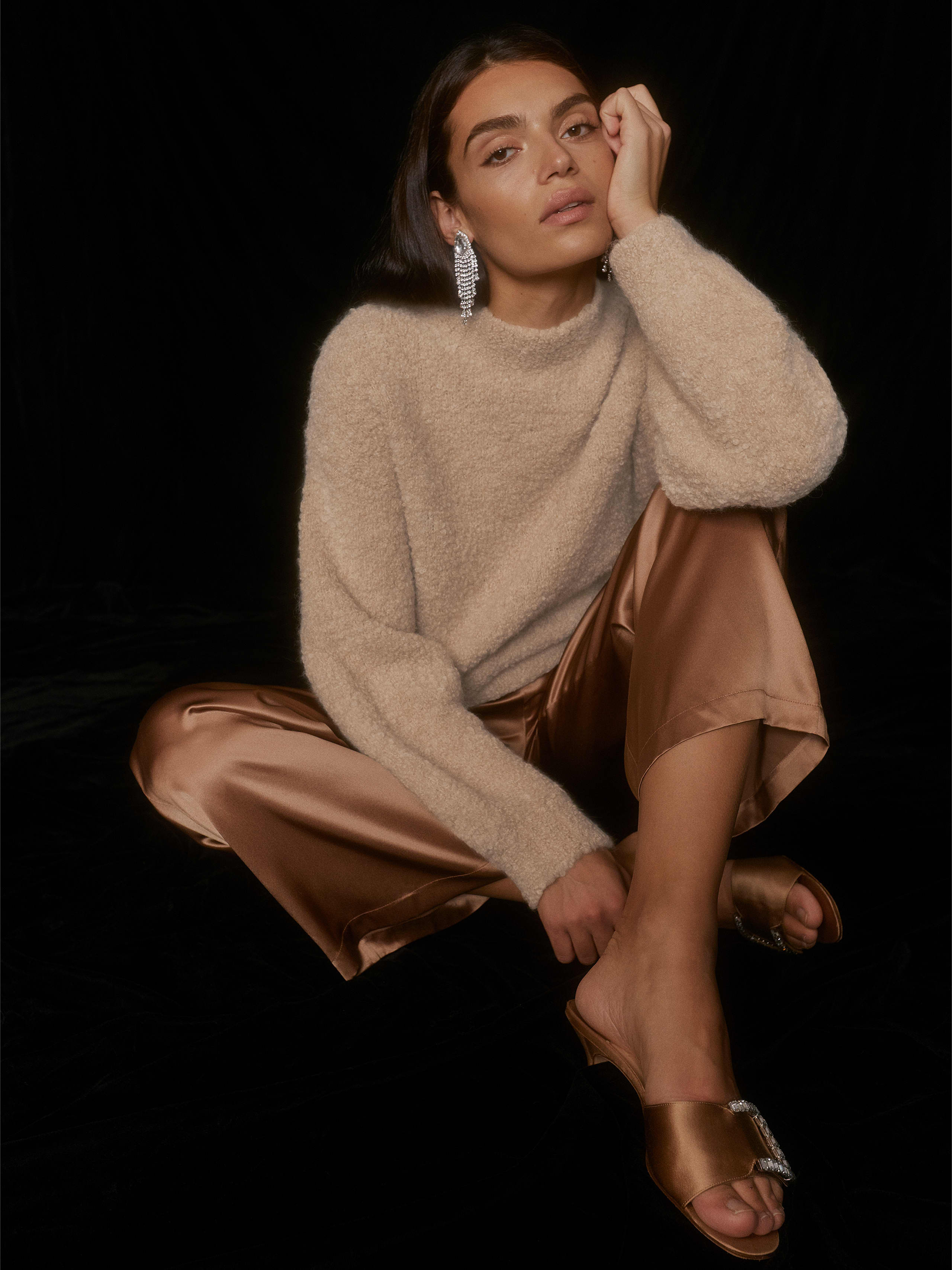 Ginger Ambrose Boucle Sweater