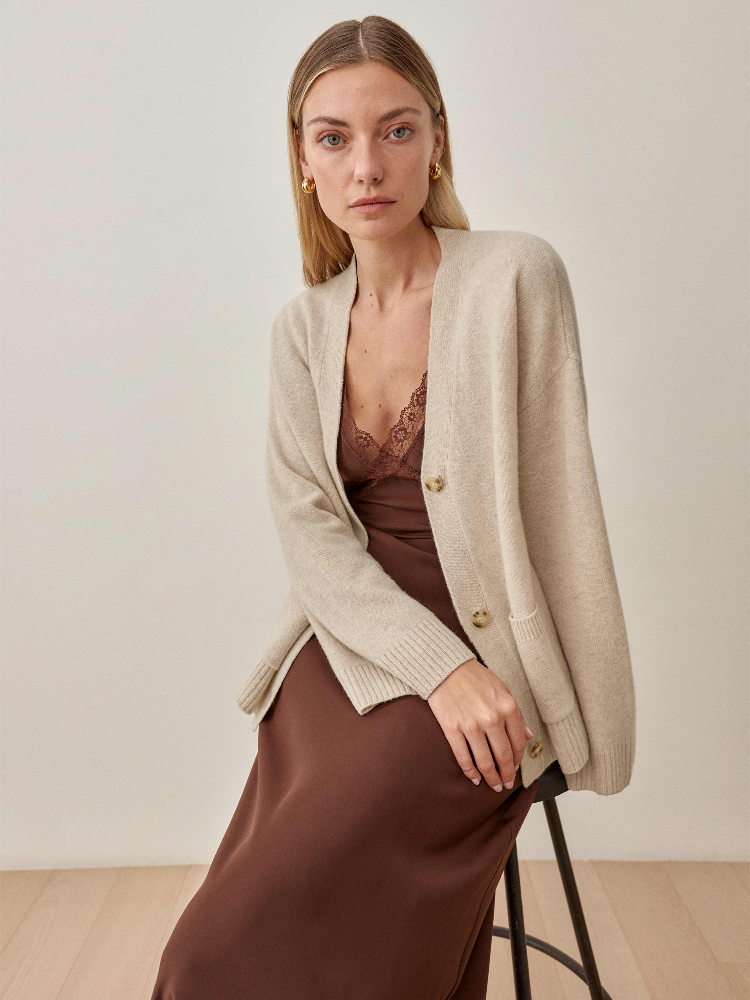 Barley Amelie Regenerative Wool Cardigan