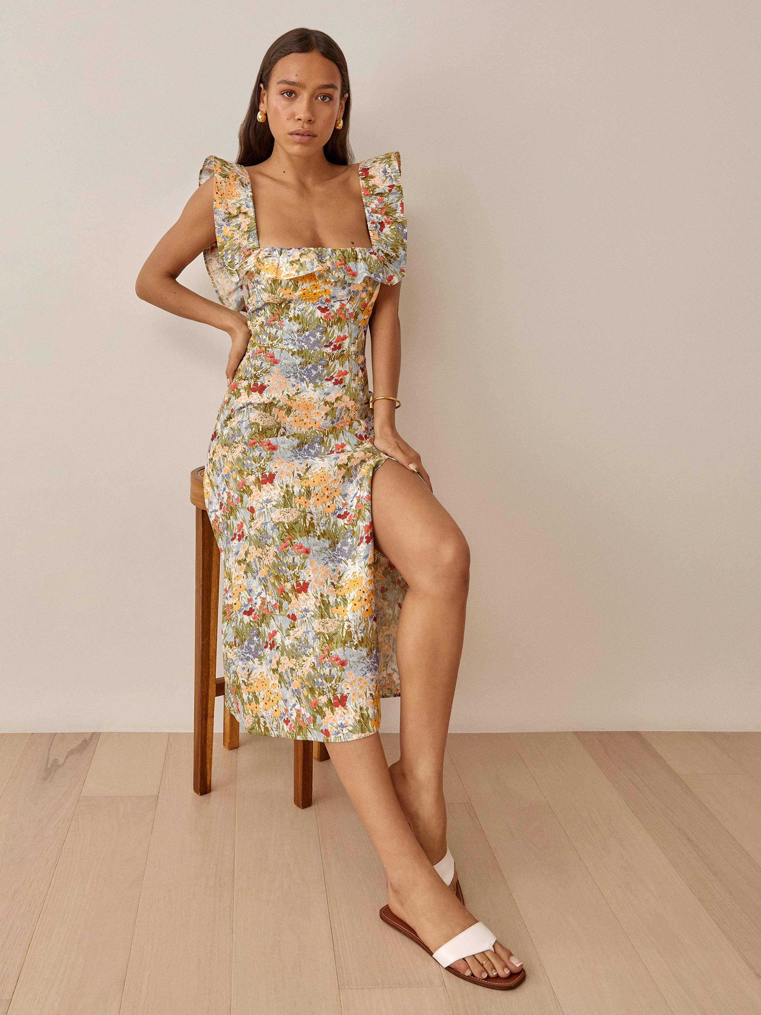 Countryside Amethyst Linen Dress