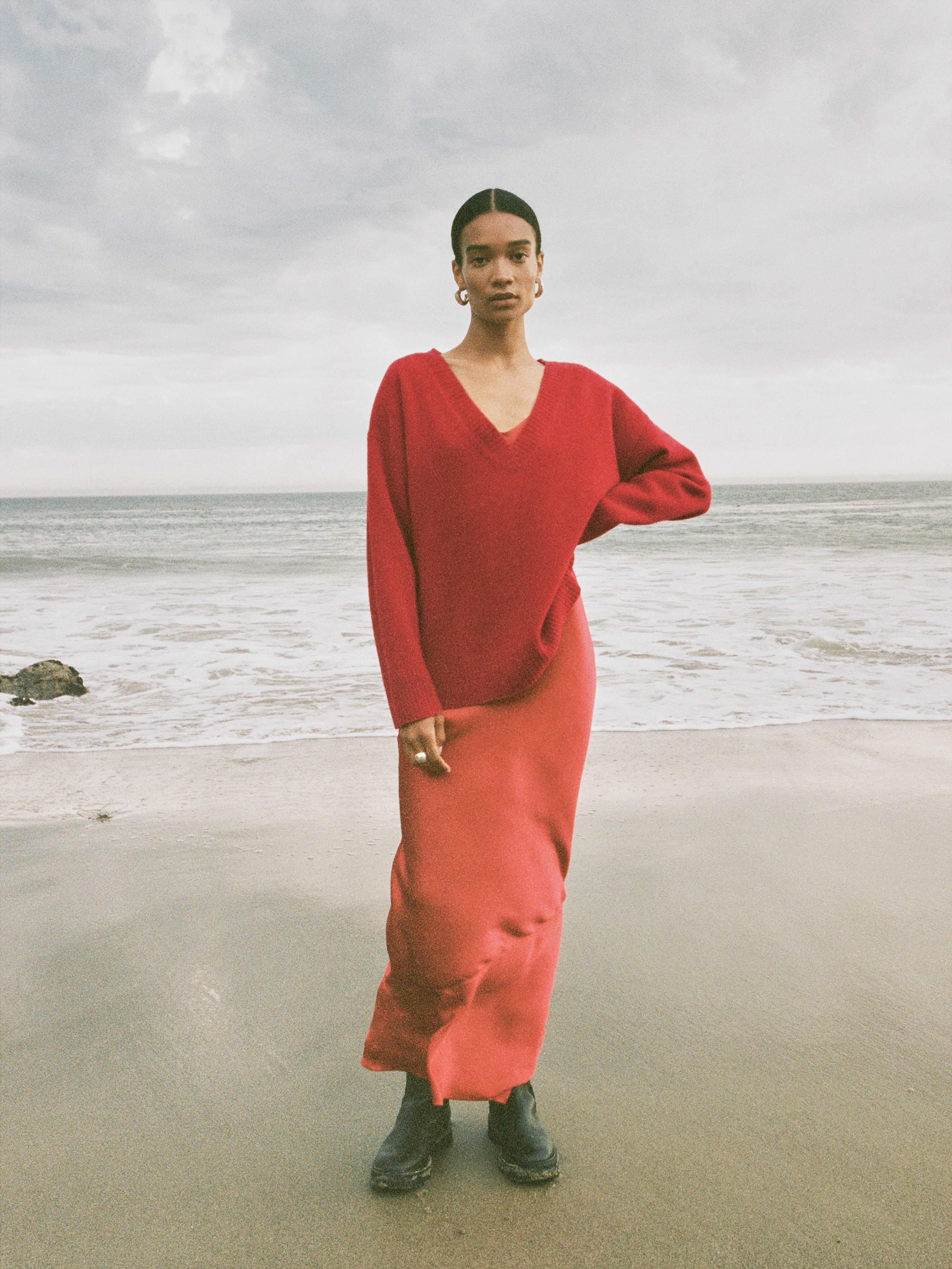 Crimson Brit Regenerative Wool Sweater