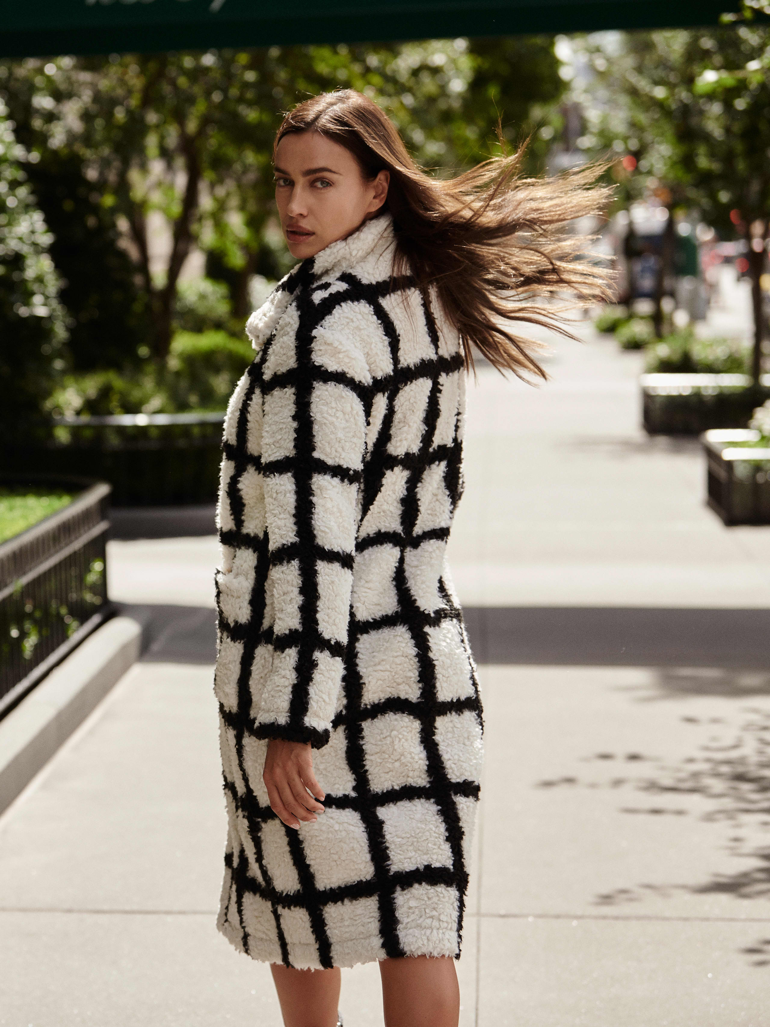 Black/White Bromley Coat