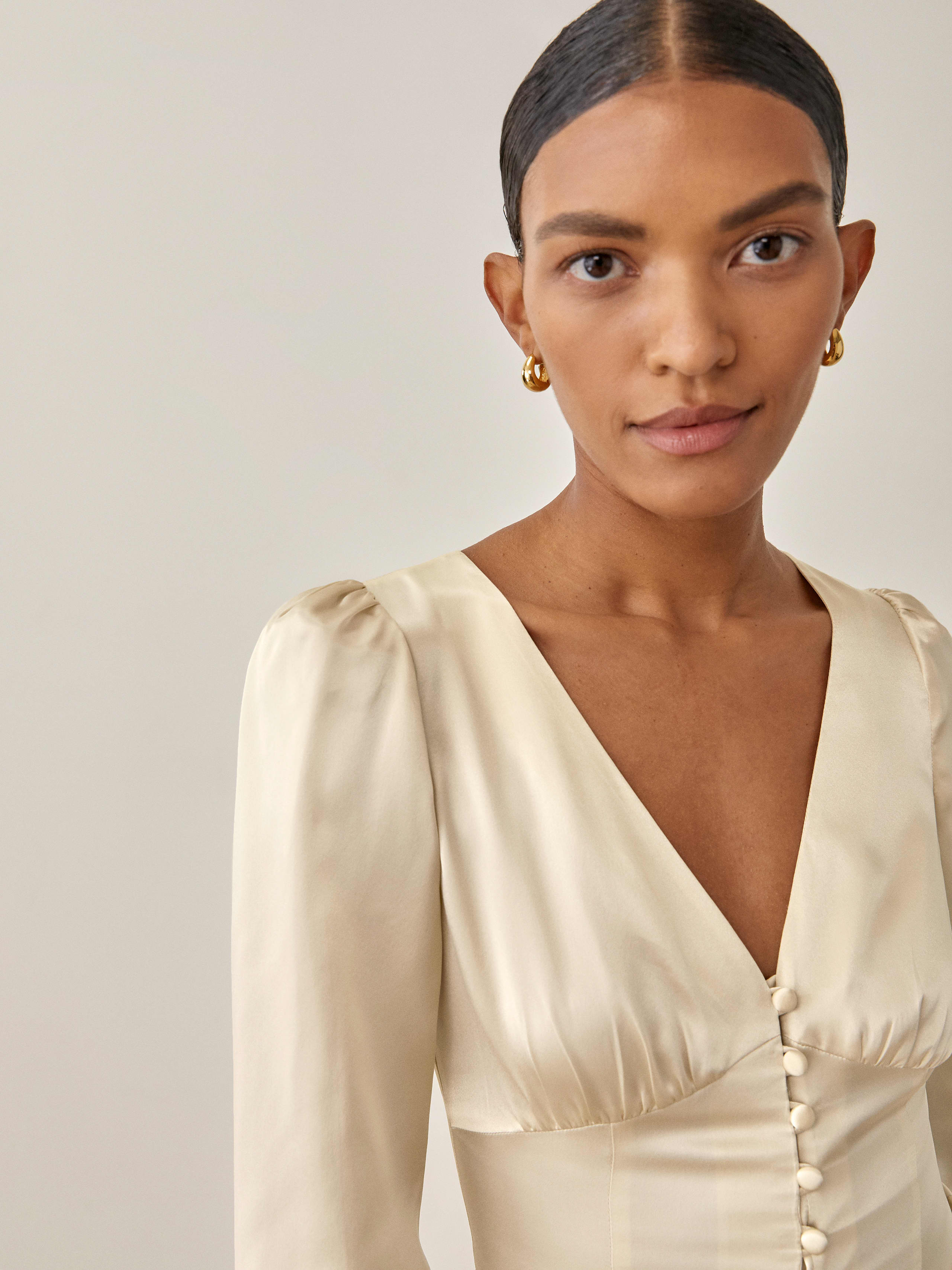 Almond Cadence Top