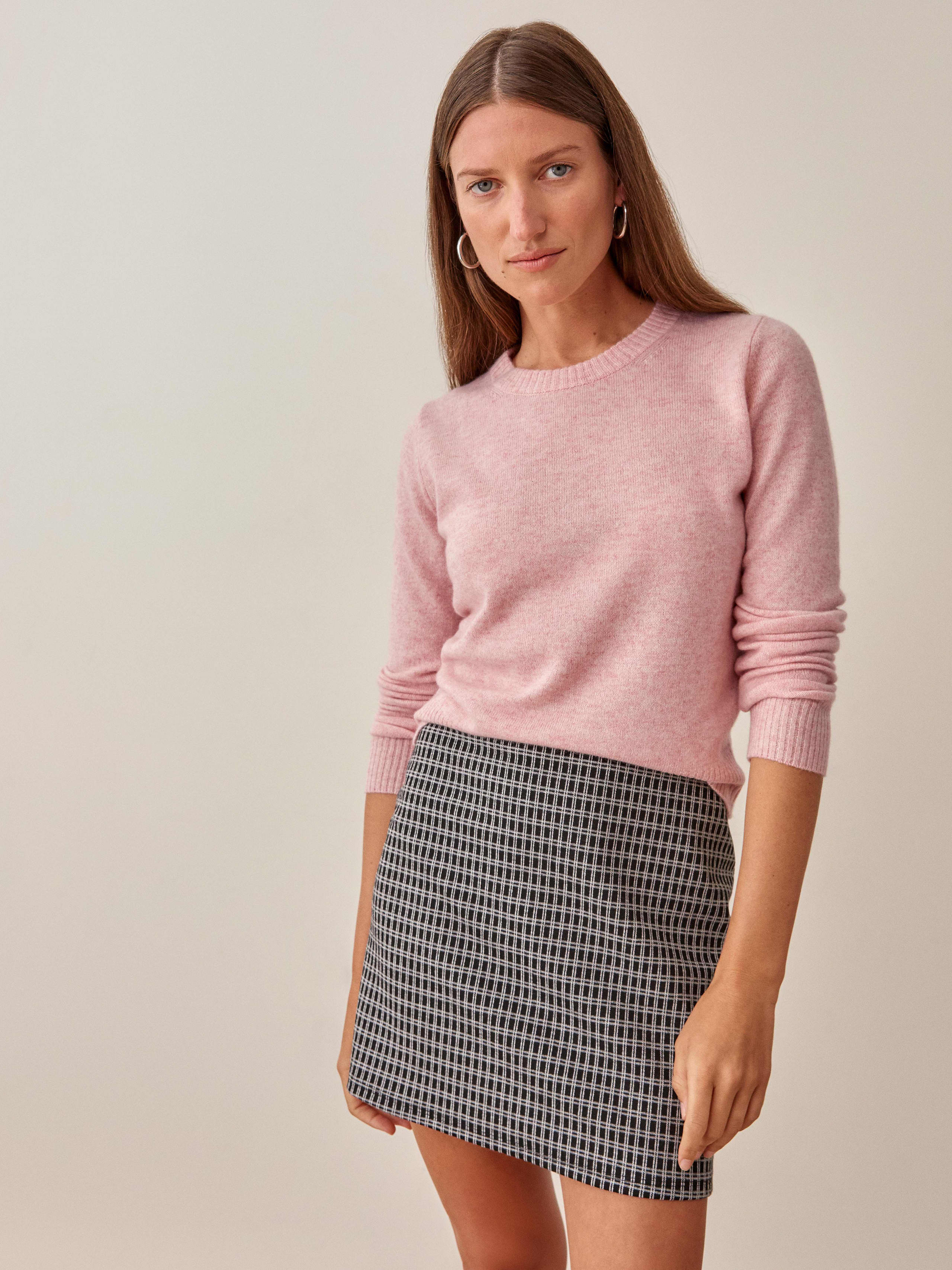 Blush Cashmere Crew