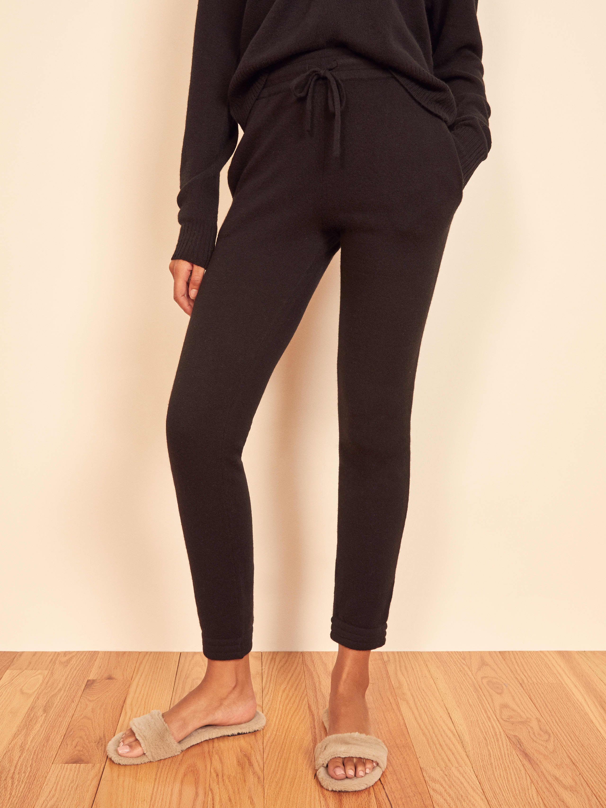 Cashmere drawstring pants clearance