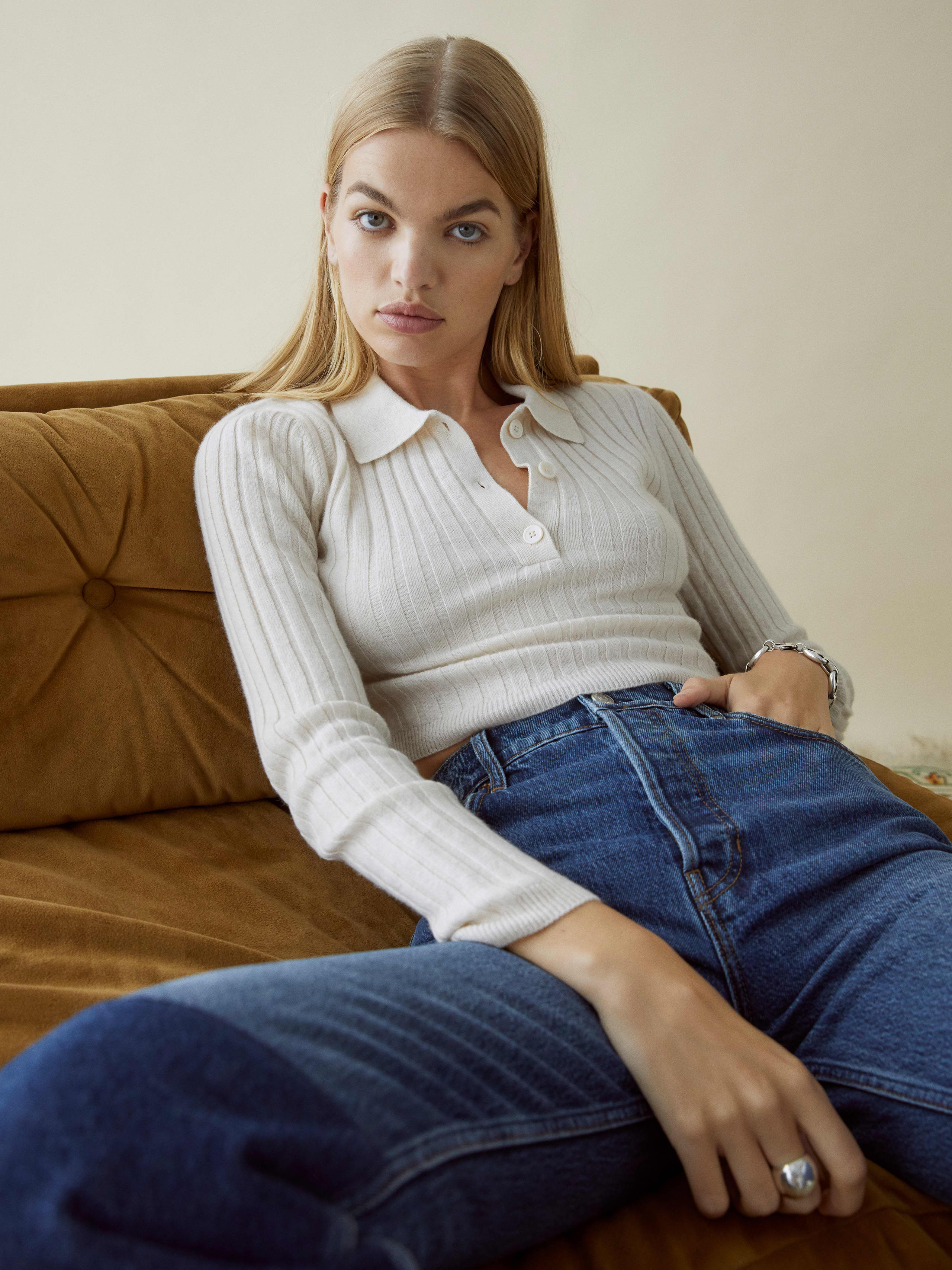 Gossamer Clancey Cashmere Henley Sweater