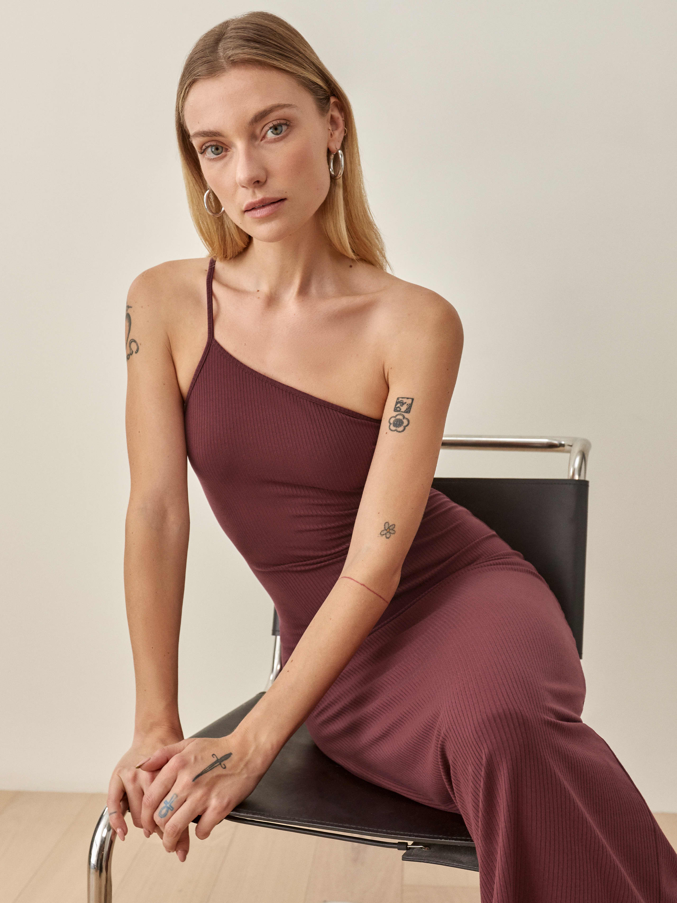 Plum Crowley Dress