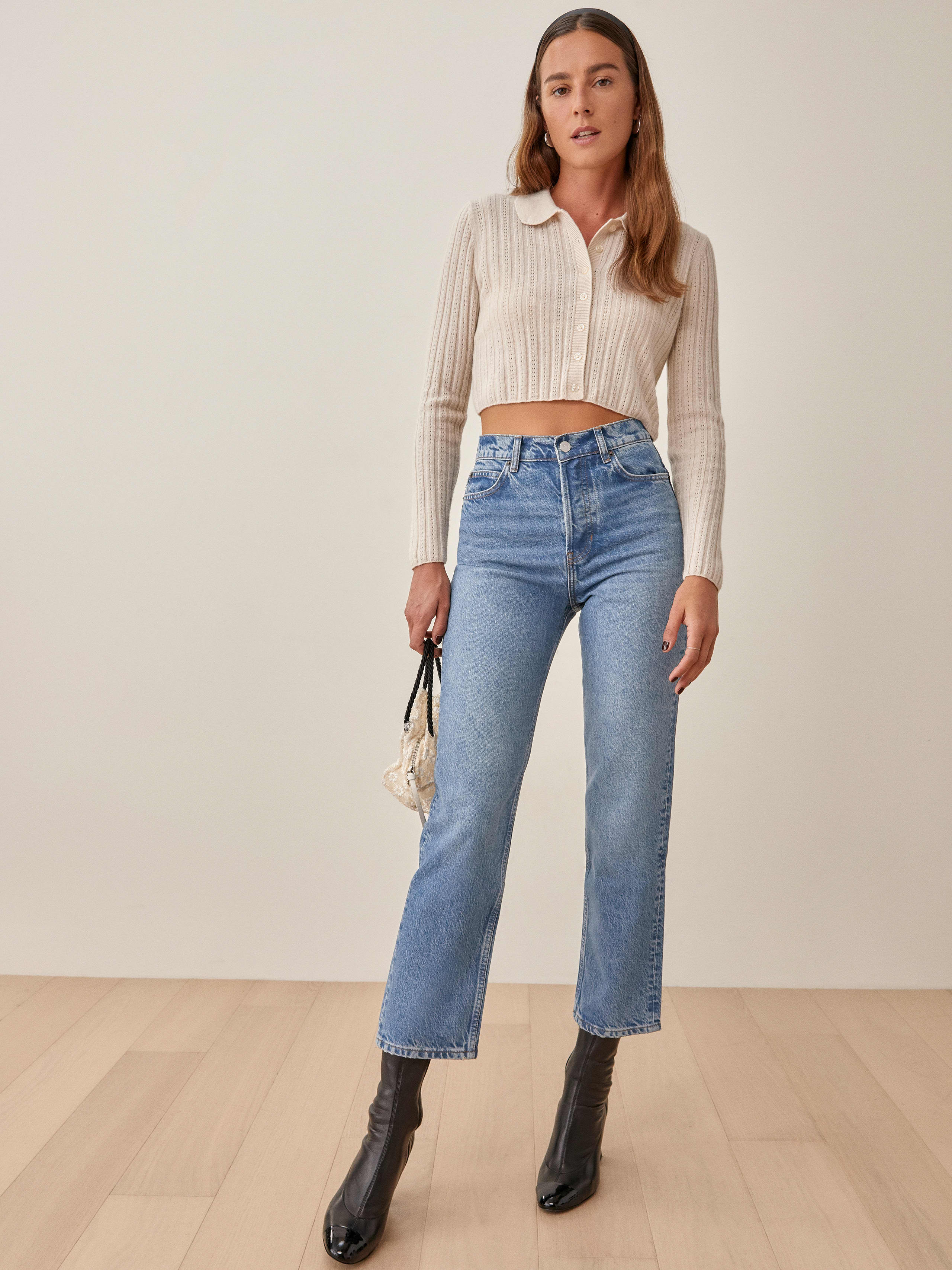 Colorado Cynthia High Rise Straight Cropped Jeans