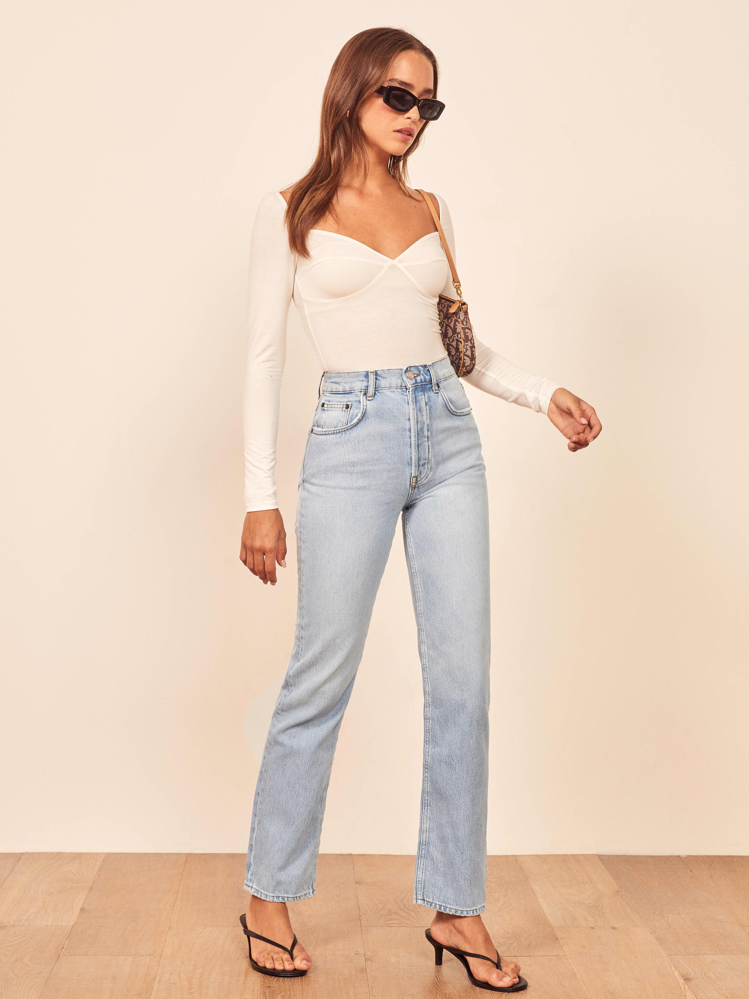 High waisted fitted jeans Sale