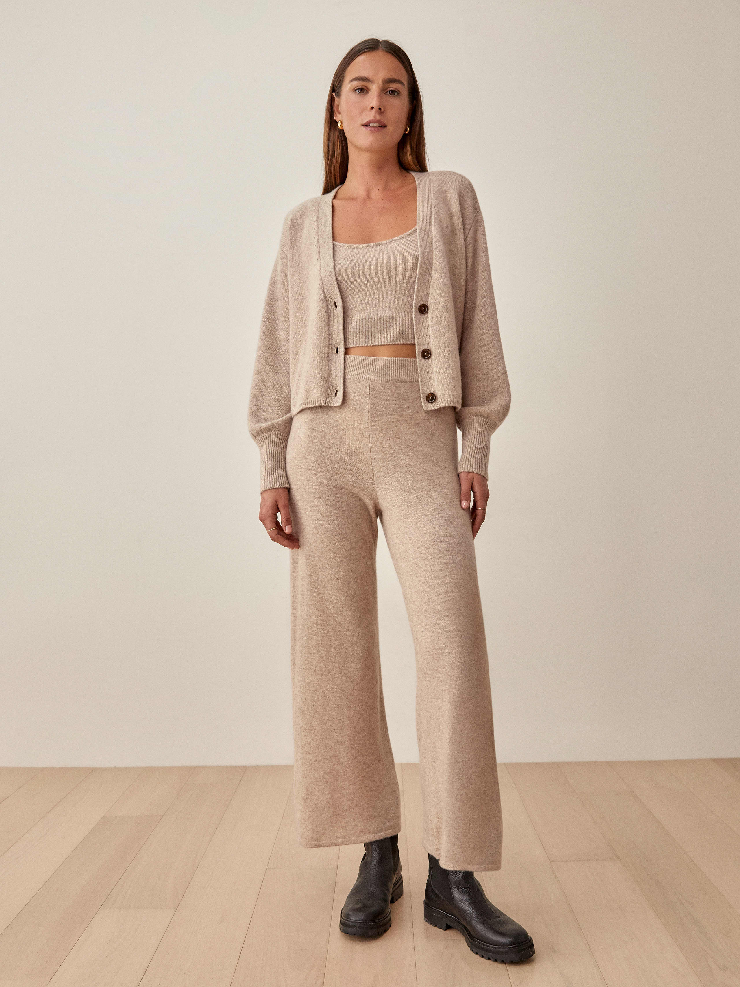Oatmeal Dara Cashmere Pant
