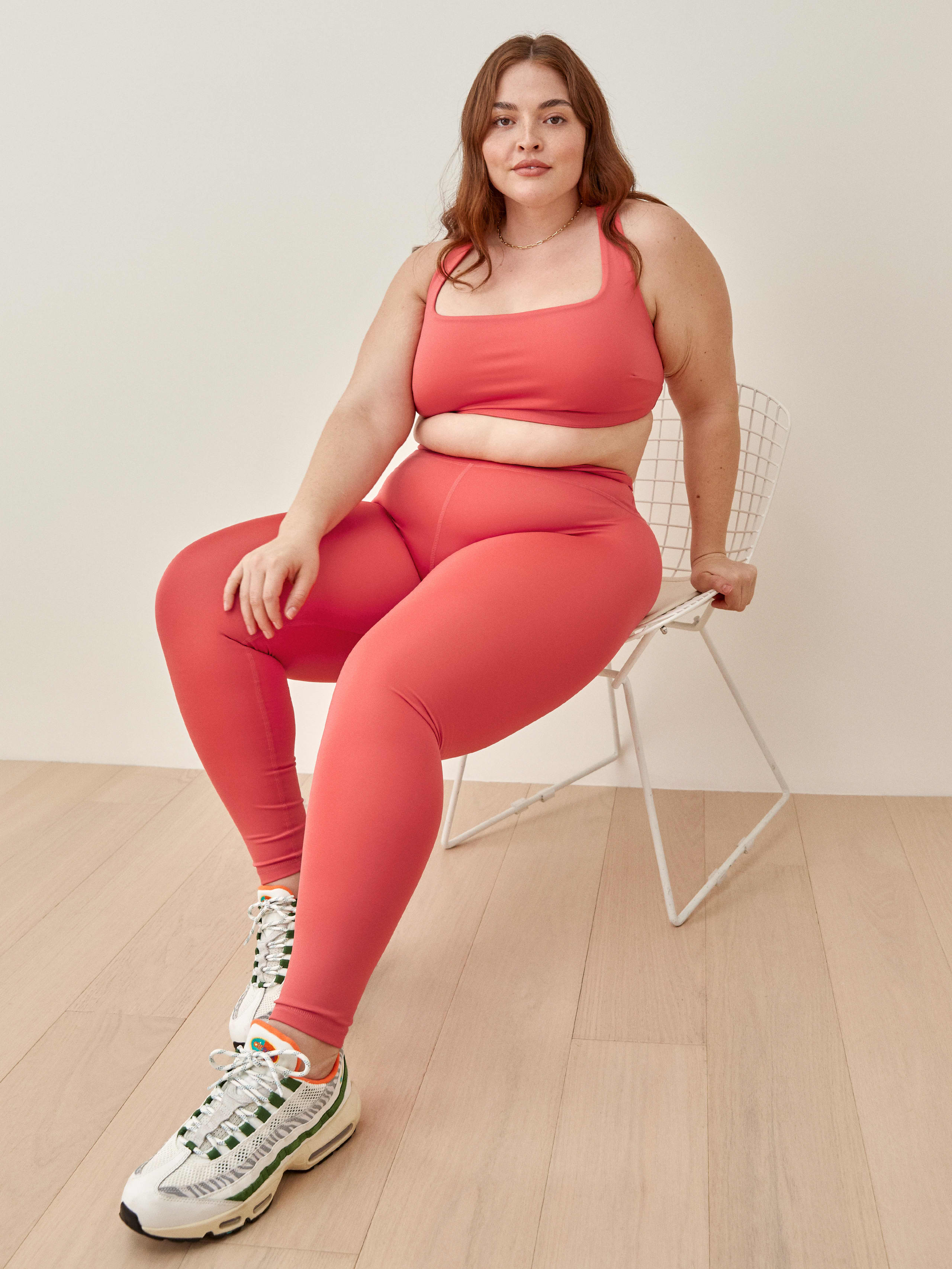 Hot Coral Ecomove High Rise Legging Es