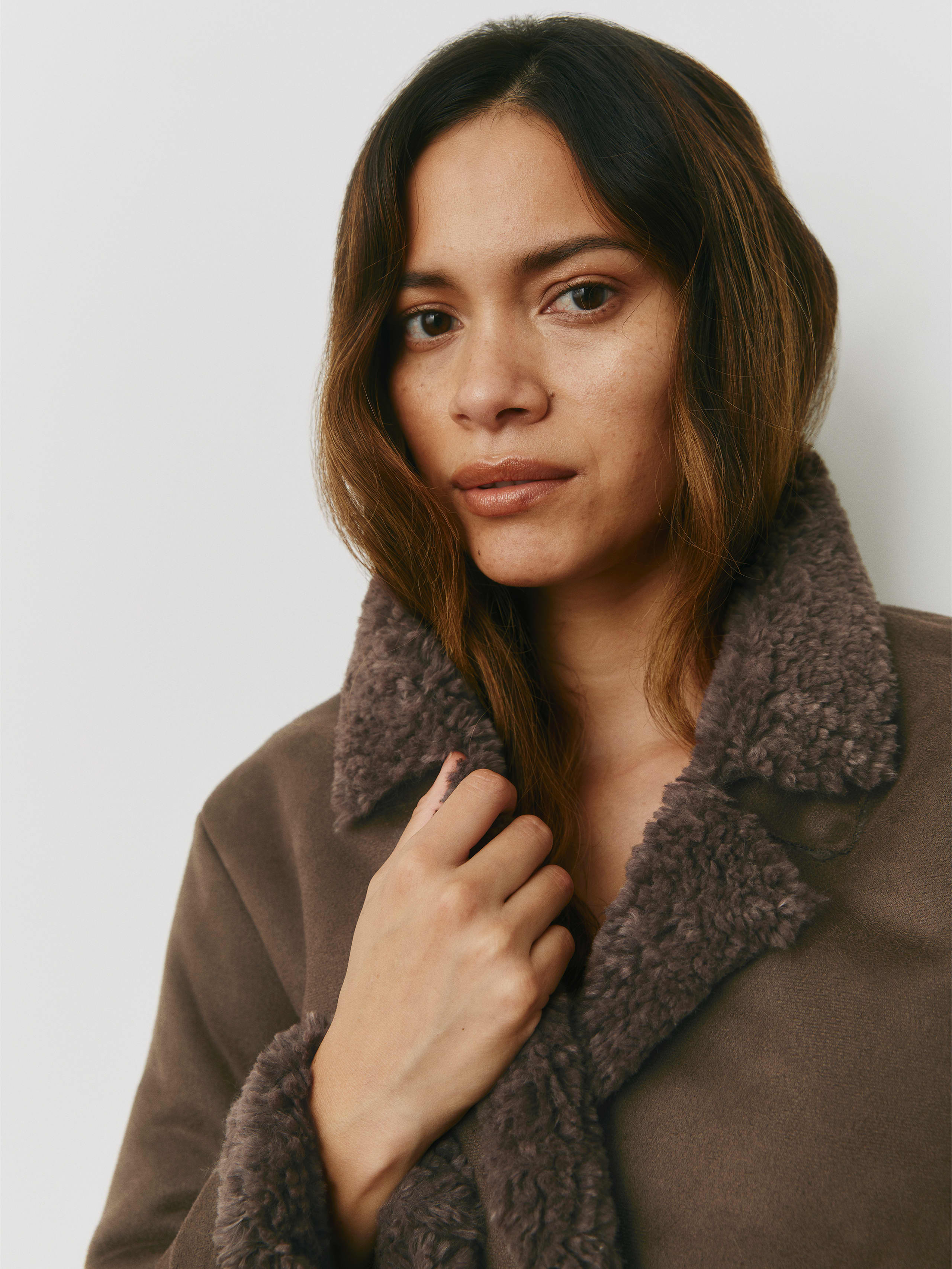 Chocolate Edythe Coat