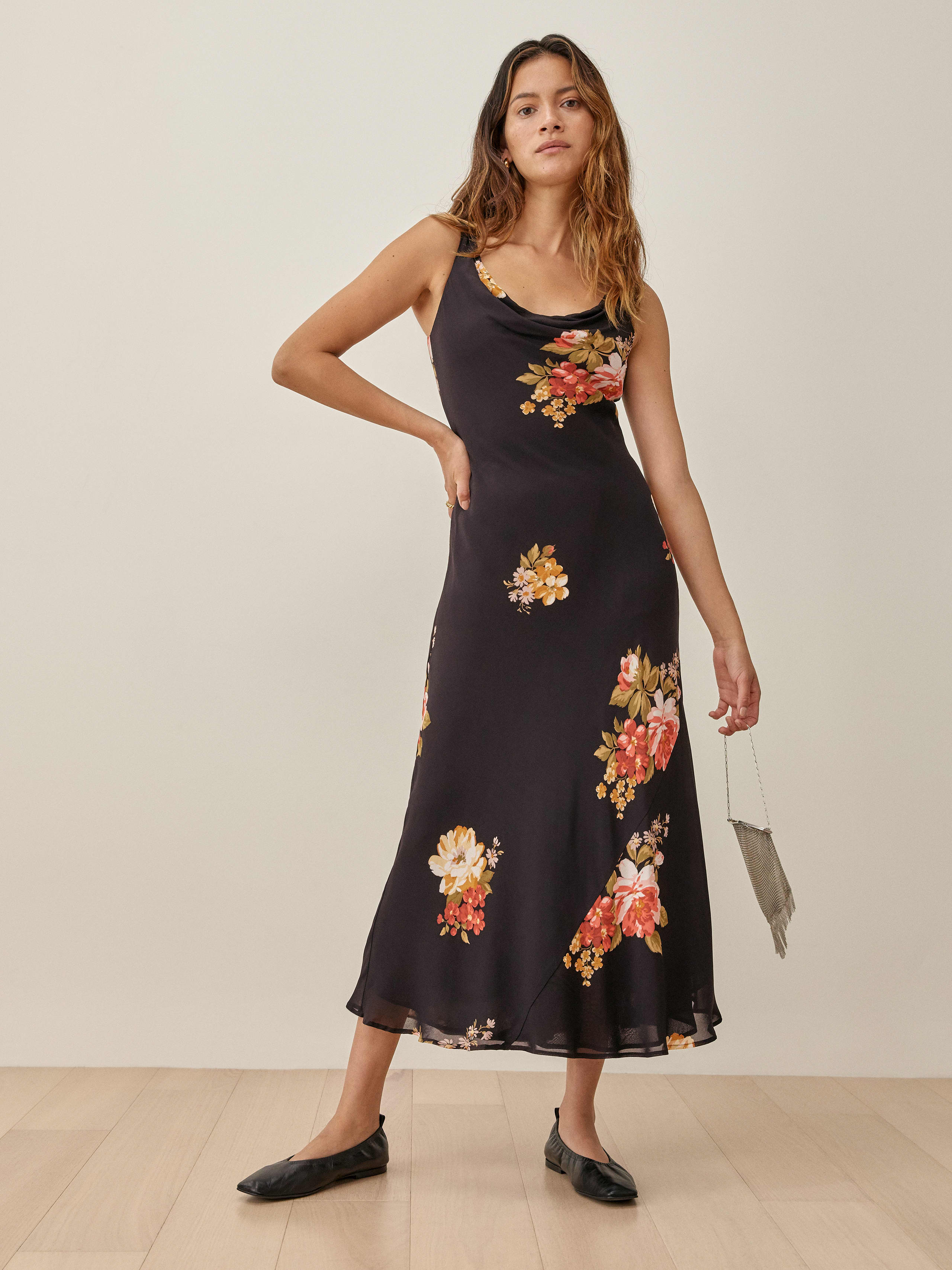 Ciatta Dress - Sleeveless Midi Crepe | Reformation