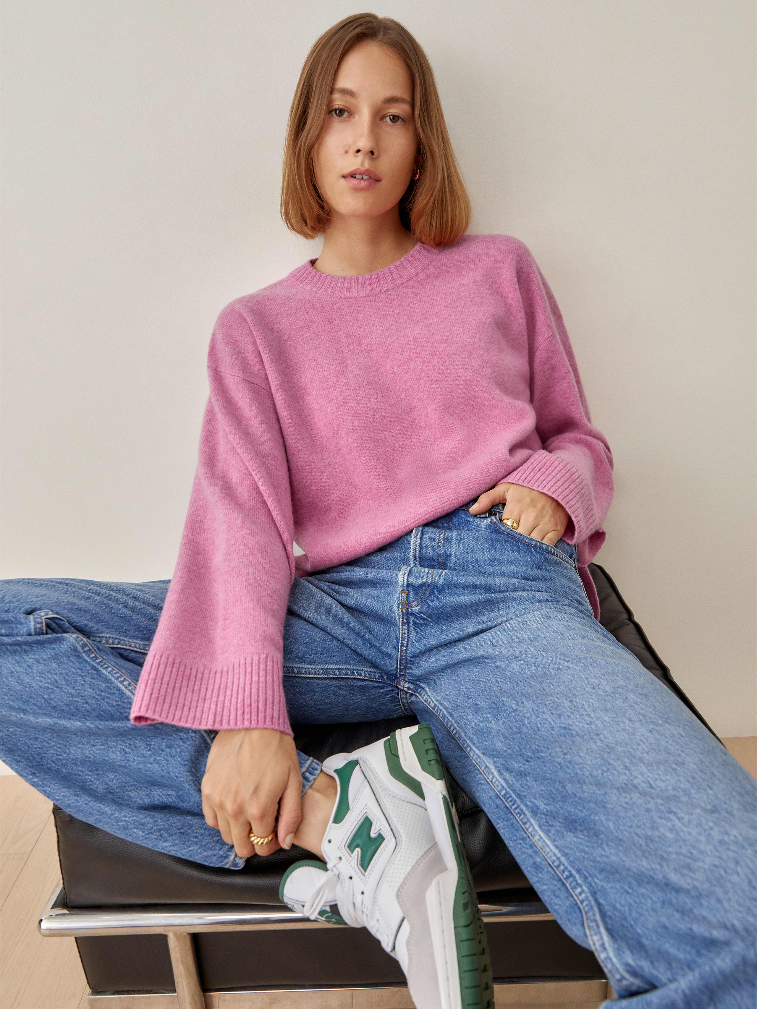 Peony Enda Regenerative Wool Sweater