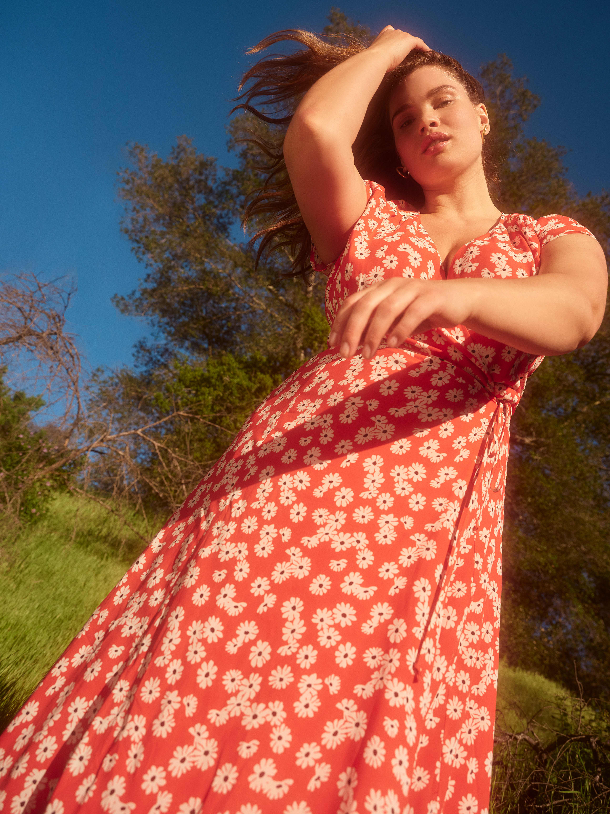 Reformation carina midi wrap dress clearance