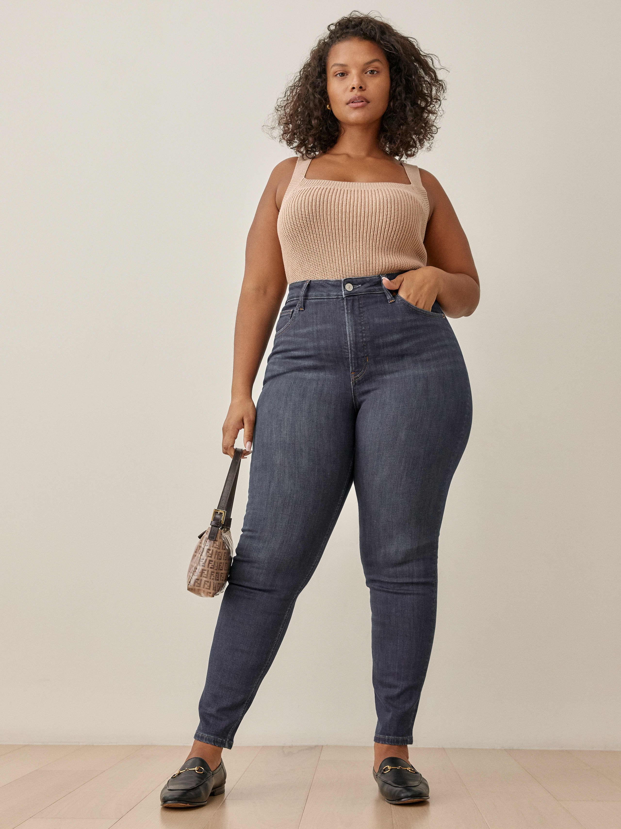 Neris Harper High Rise Skinny Jeans Es