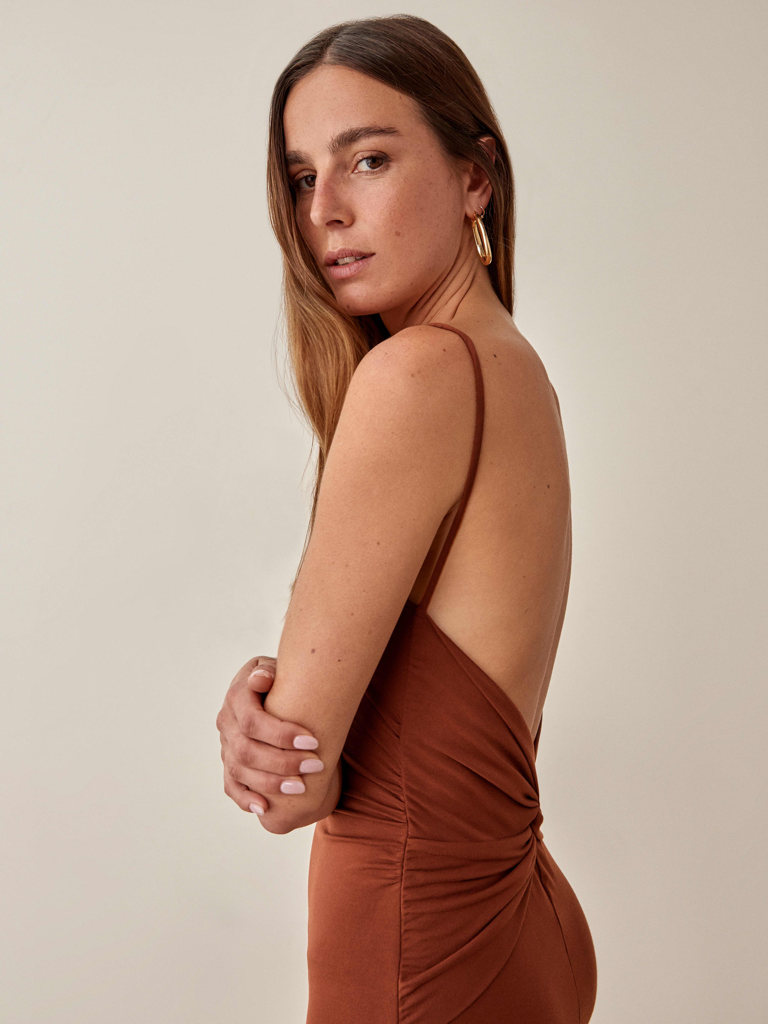 Chestnut Hex Dress