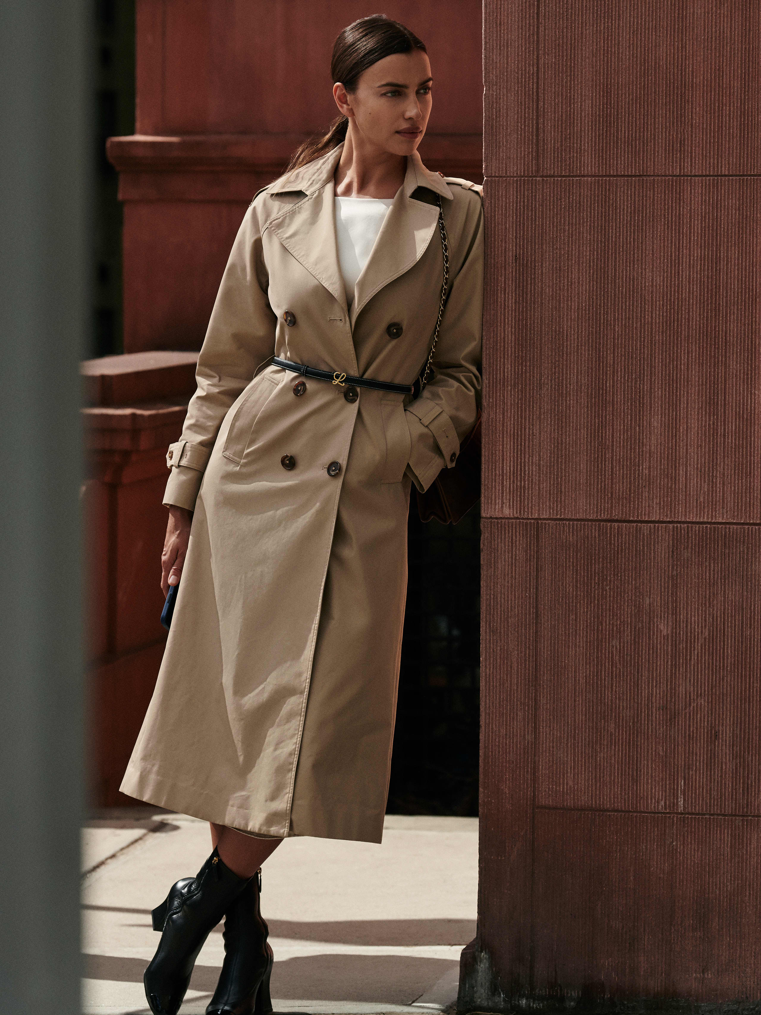 Light Brown Holland Trench