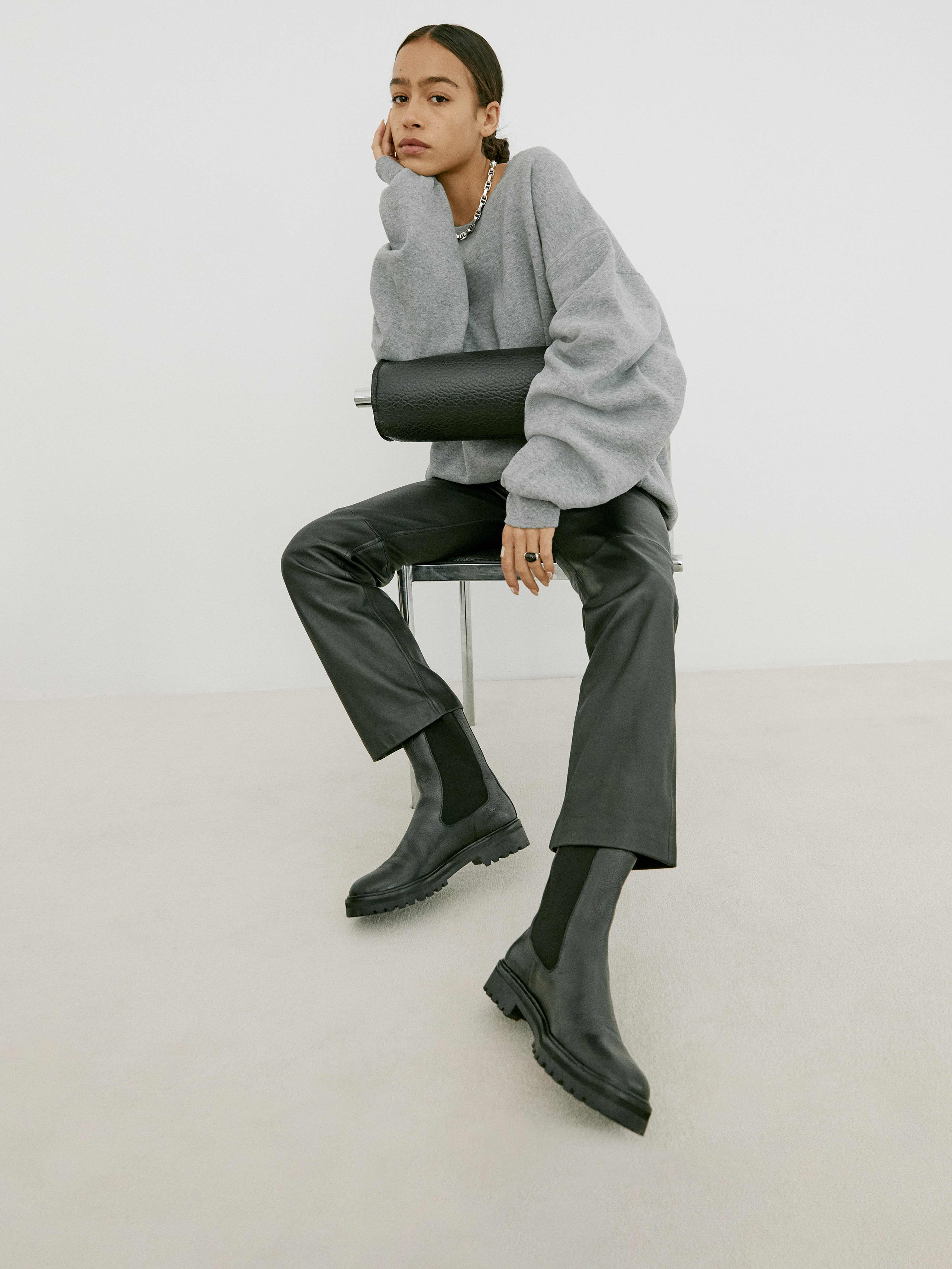 Katerina Lug Sole Chelsea Boot Leather Sustainable Shoes