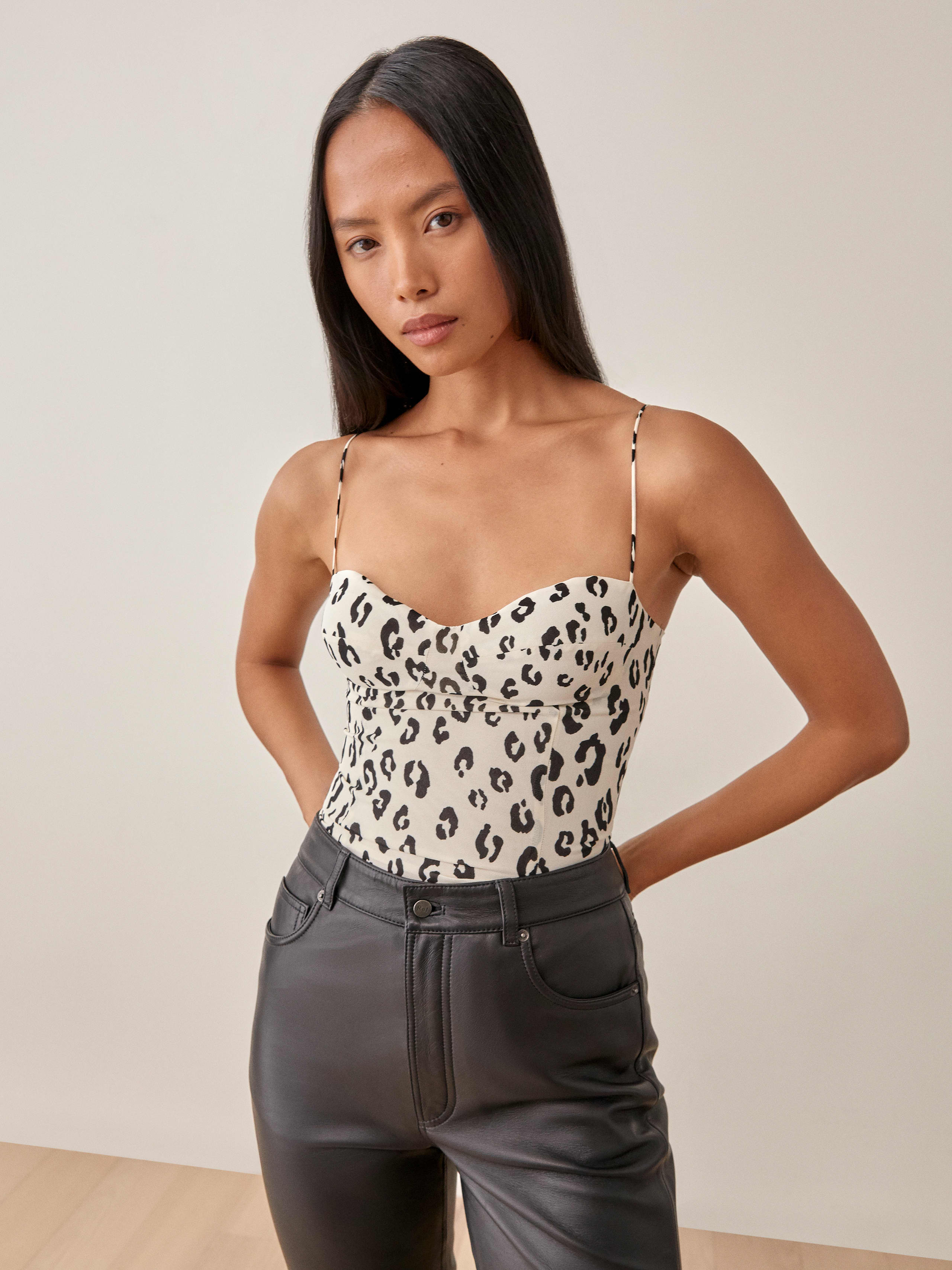 Snow Leopard Liza Top