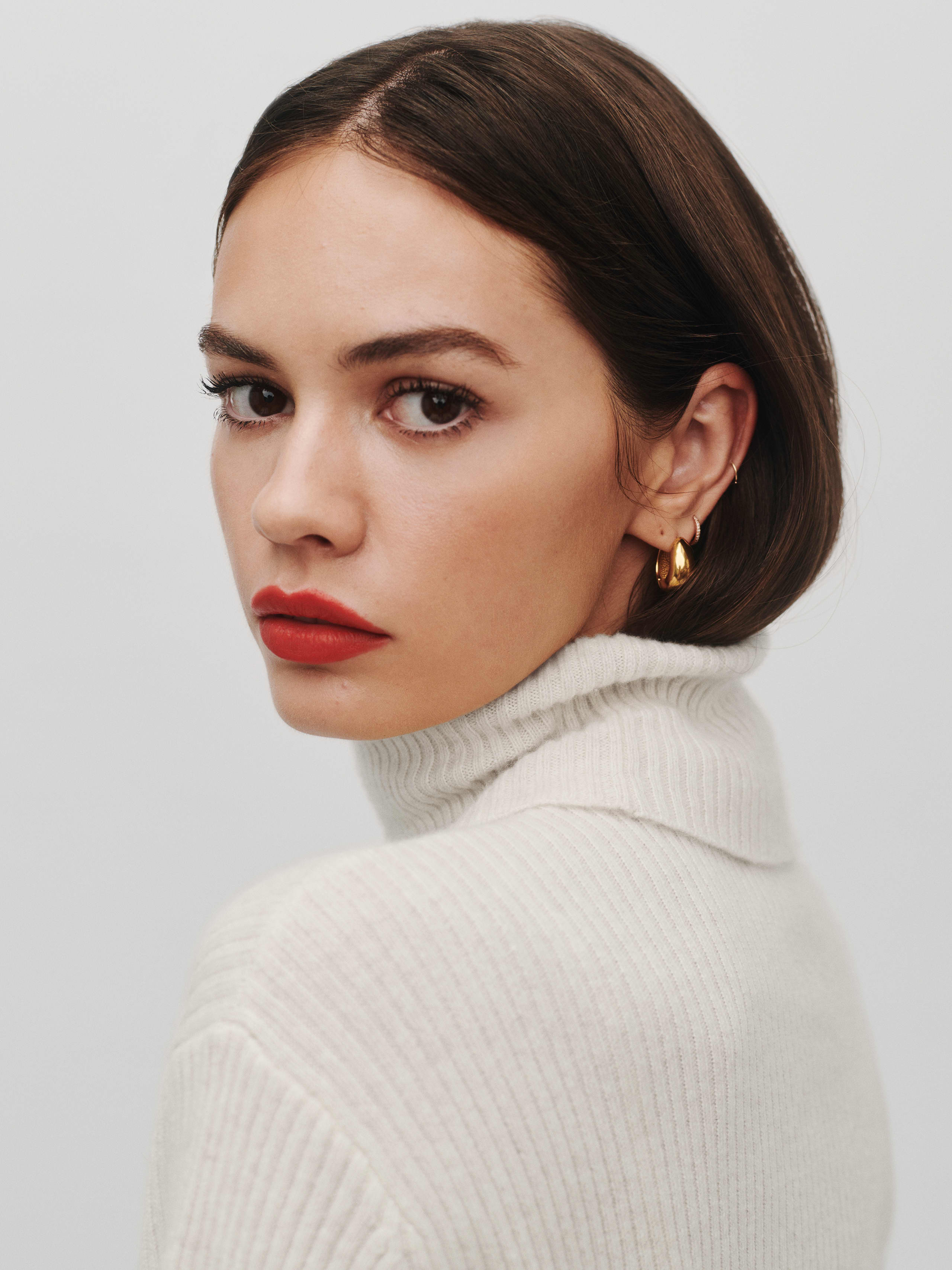 Black Luisa Cropped Cashmere Sweater
