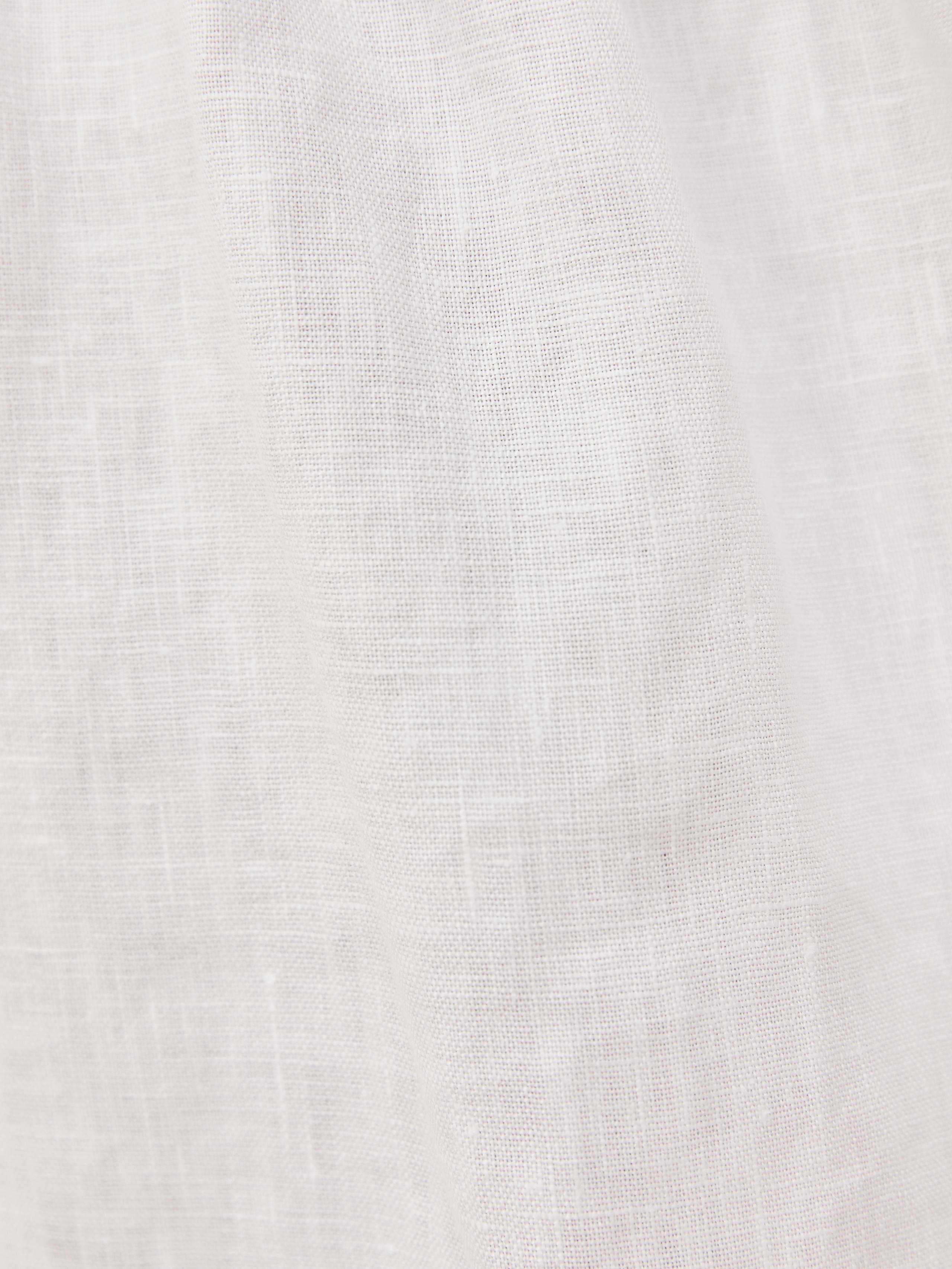 Melony Dress - Short Sleeve Midi Linen | Reformation
