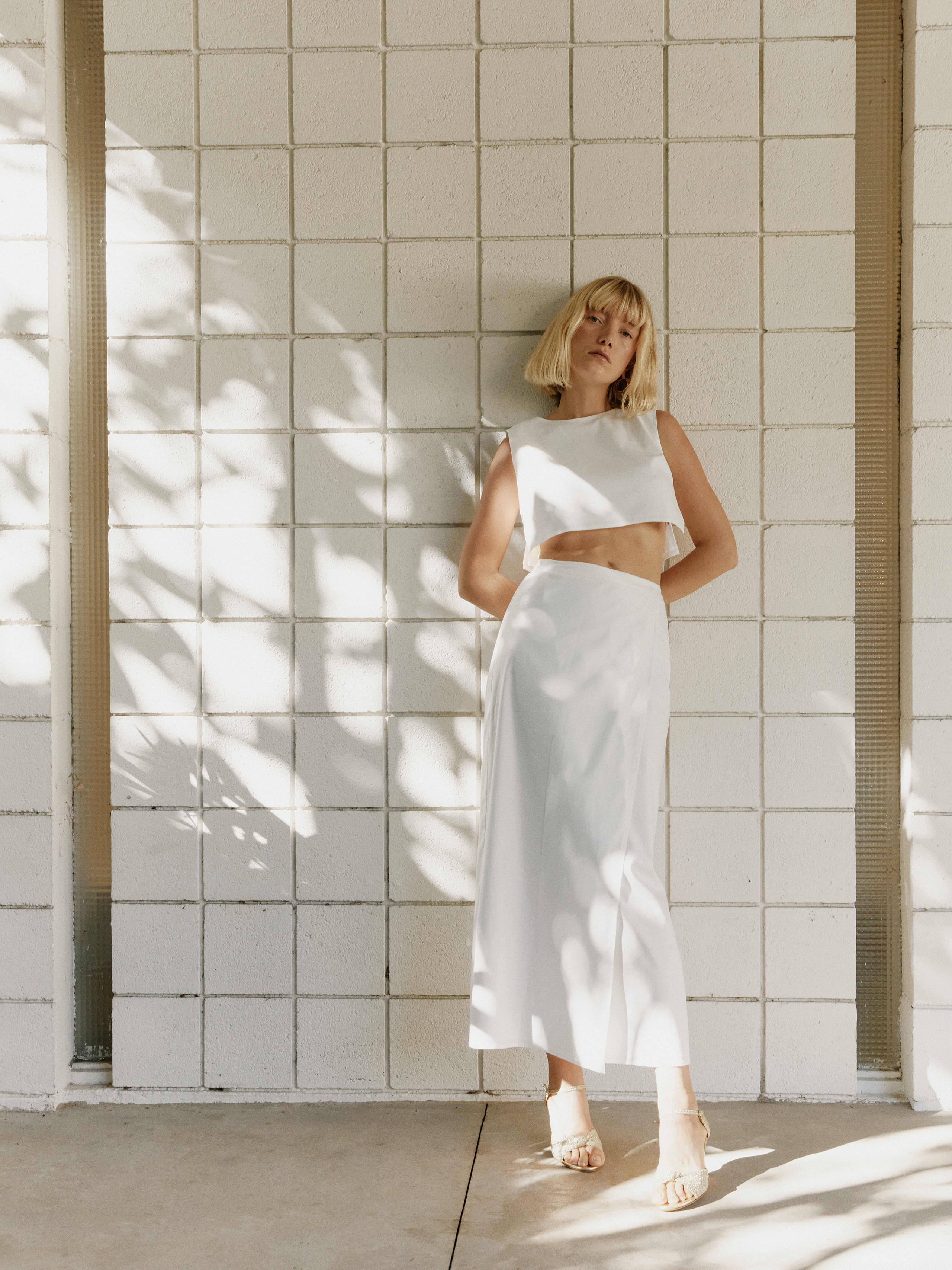 White Mylie Two Piece