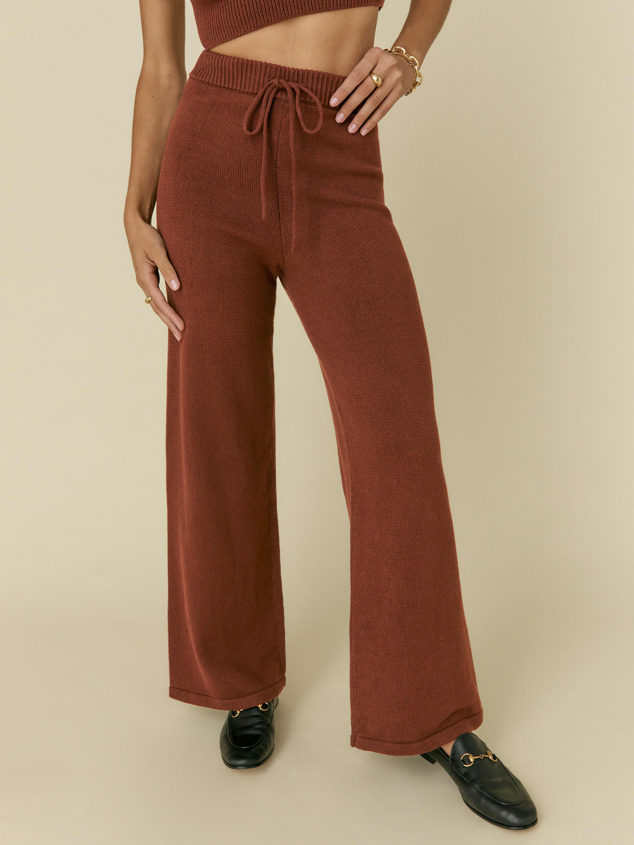 Chestnut Nicola Cotton Sweatpant
