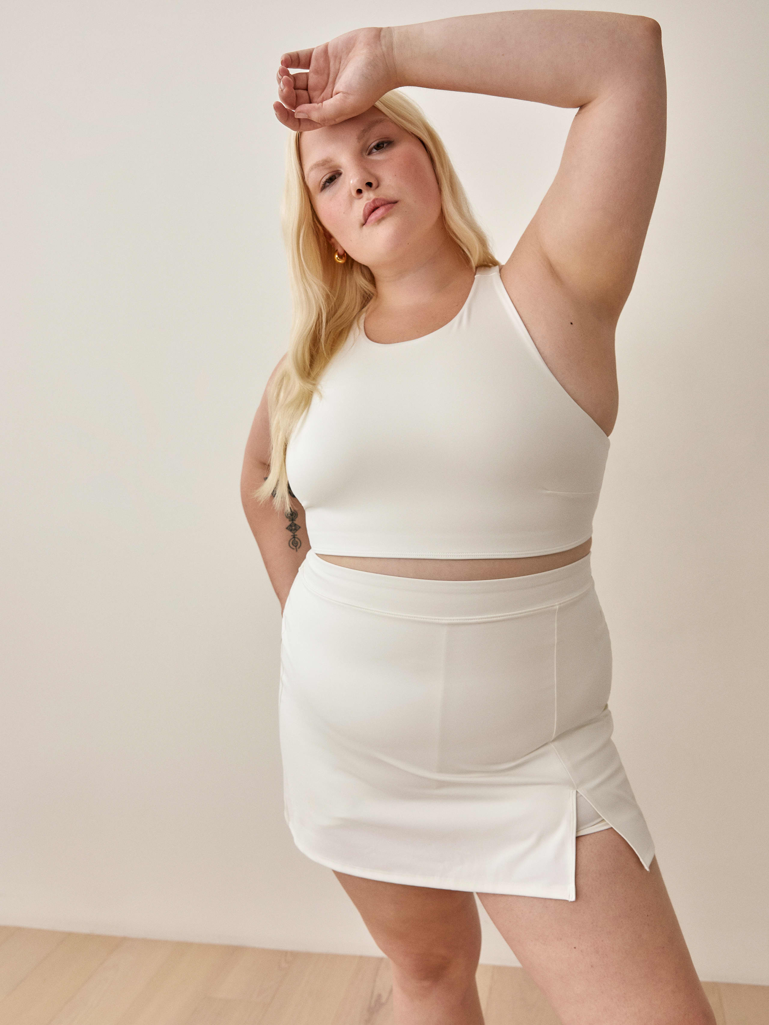 White Nina Ecomove Active Skirt Es