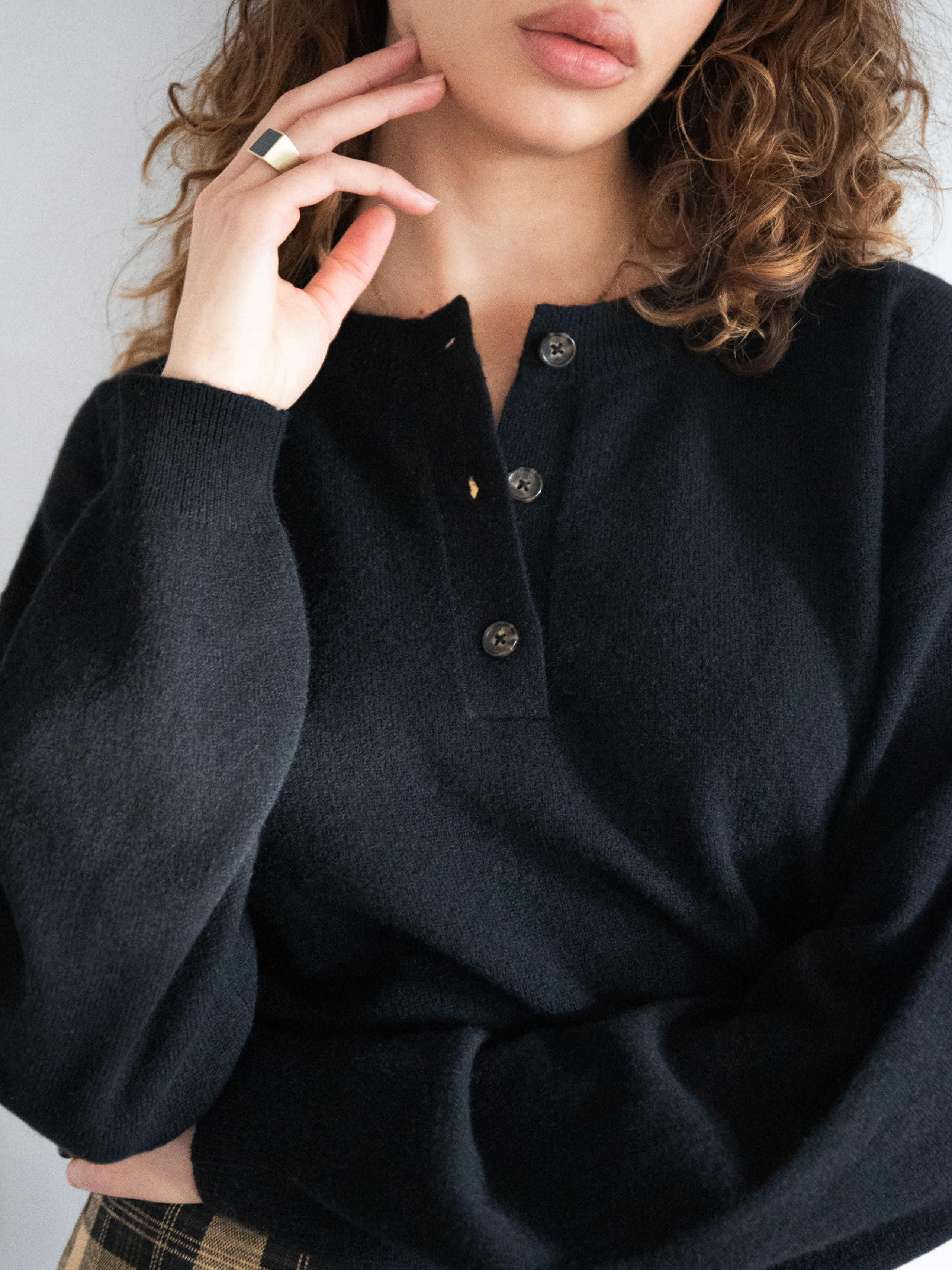 tech cashmere henley