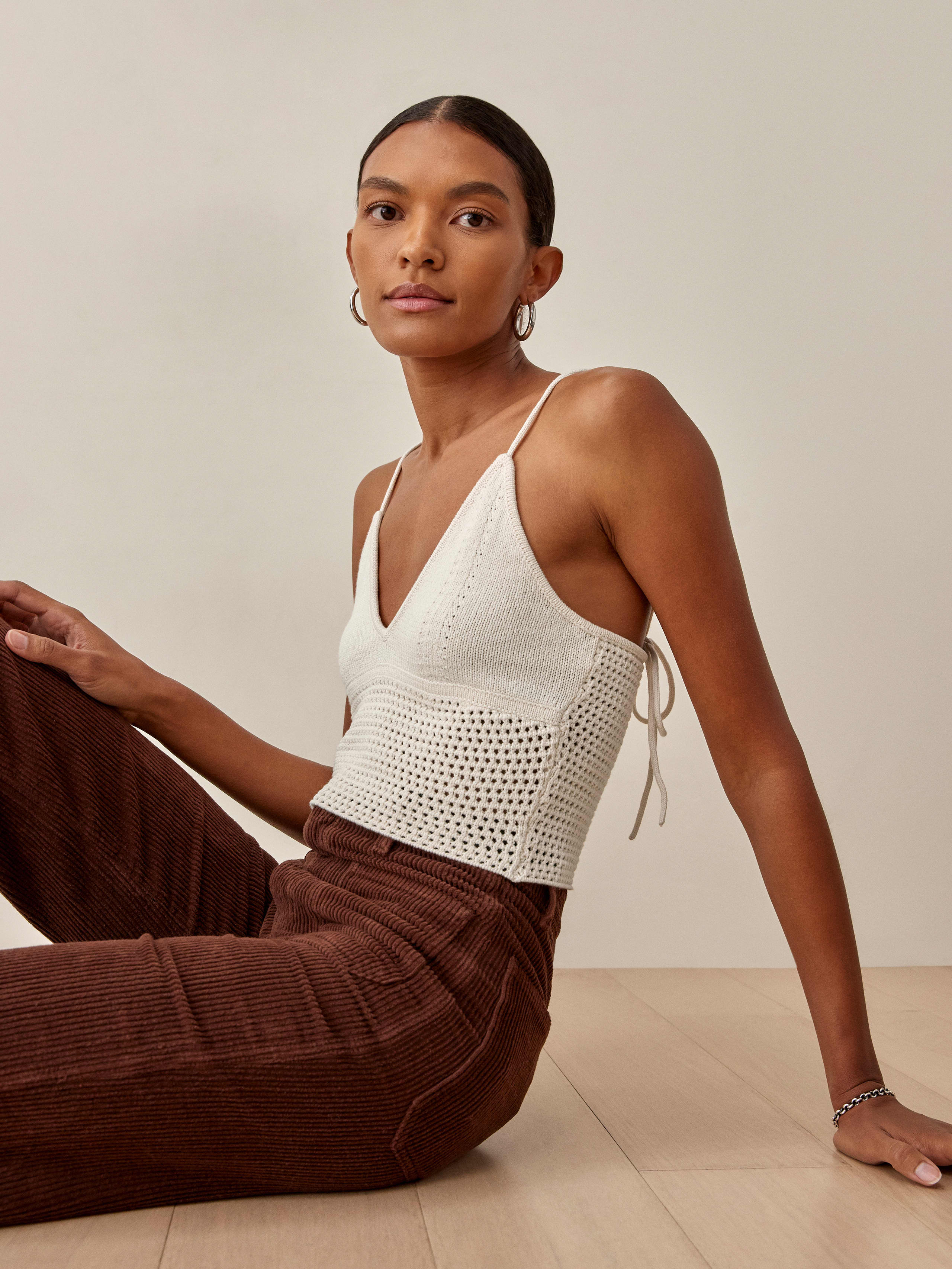 Gossamer Rosia Open Knit Tank