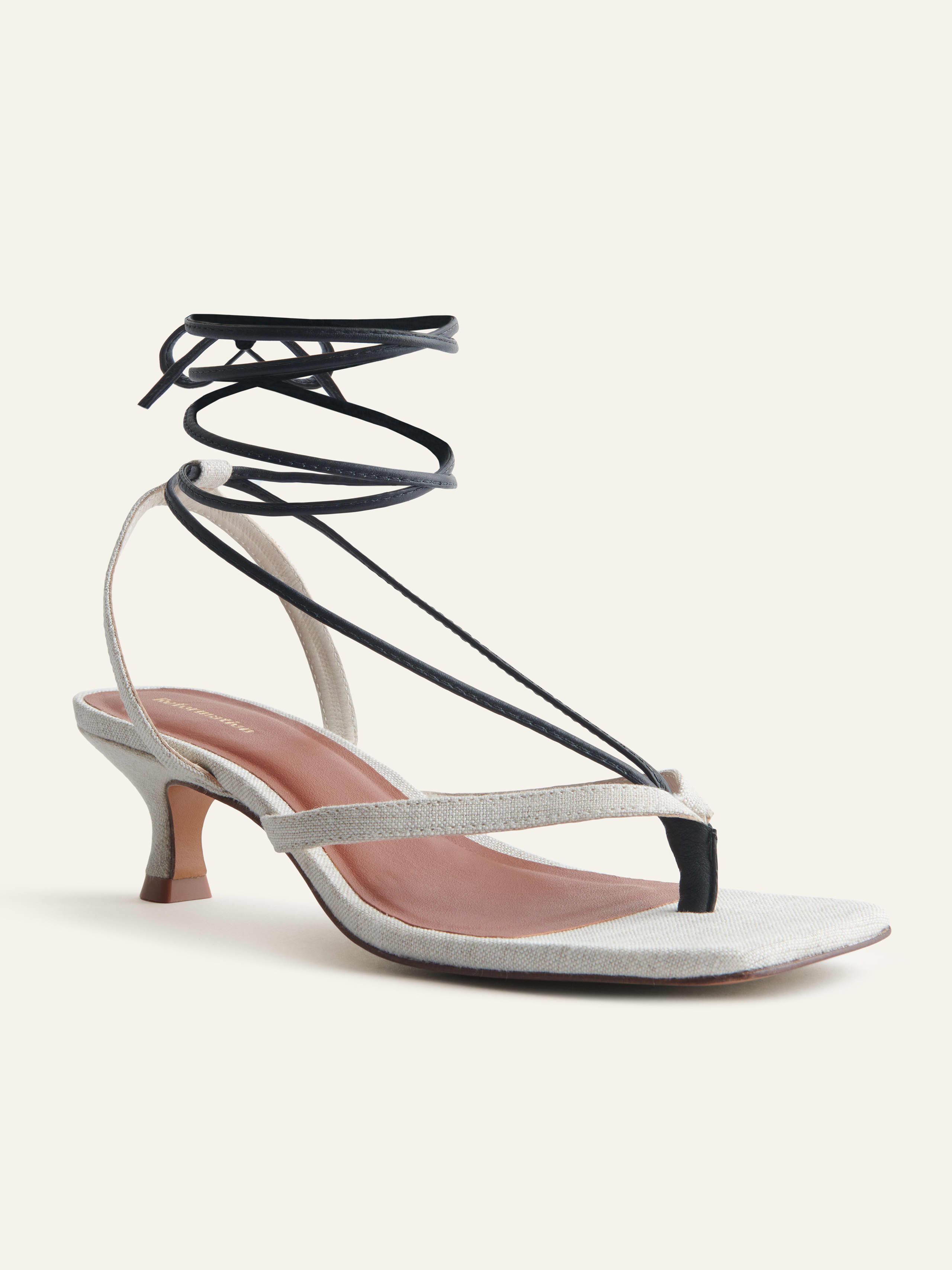 lace up kitten heels