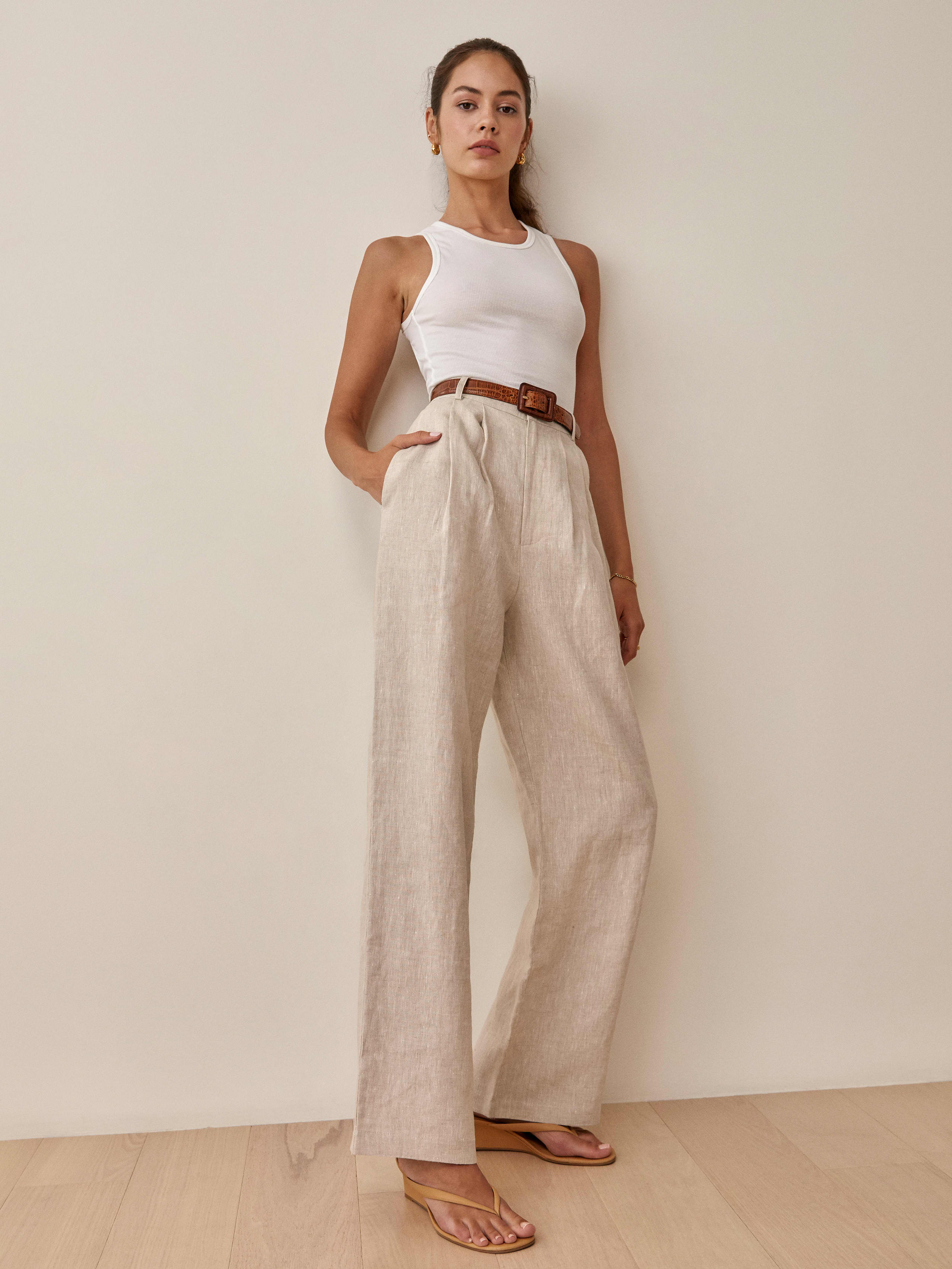 Oatmeal Vesta Pant