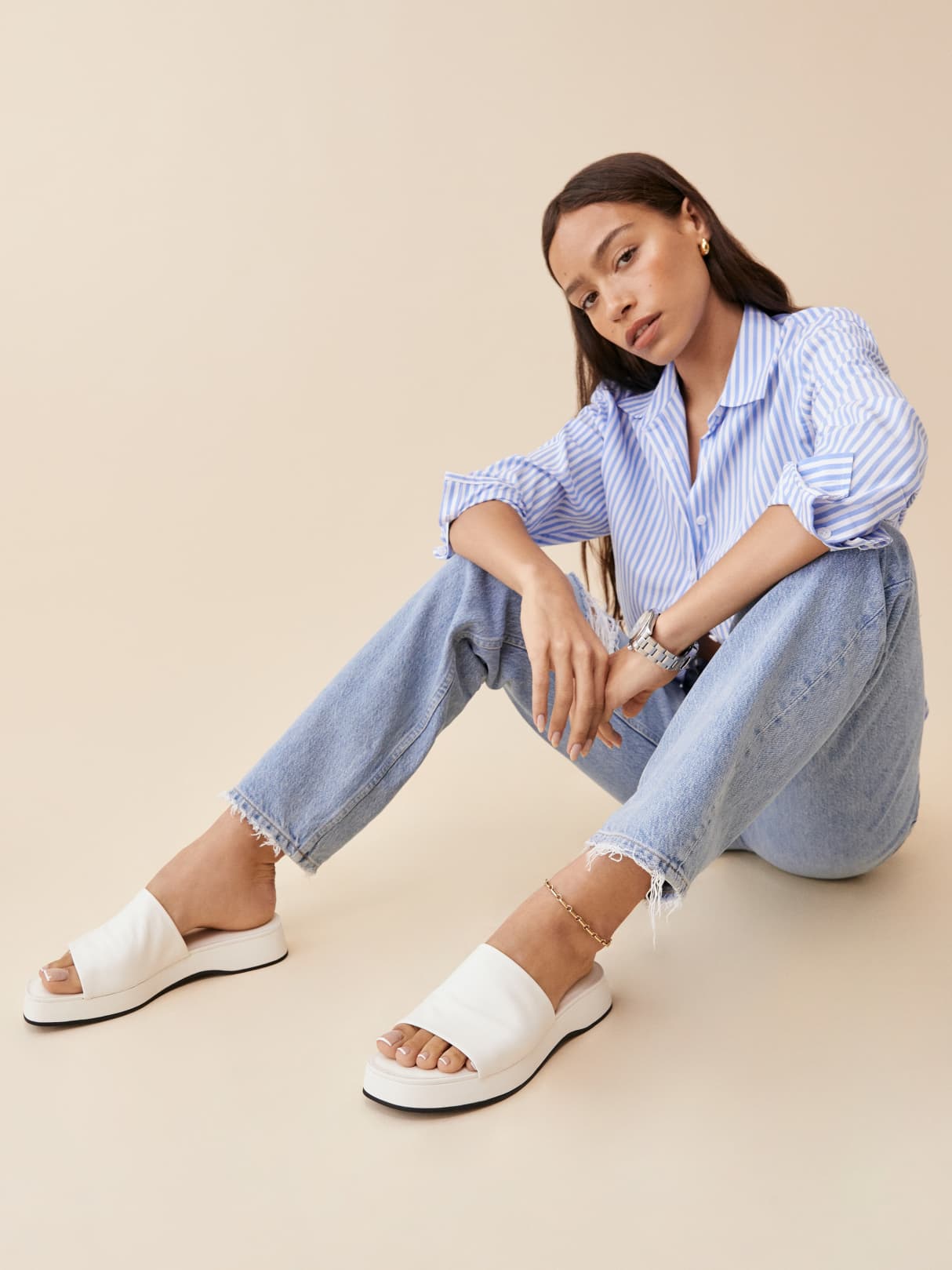 Rue Platform Slide Sandal