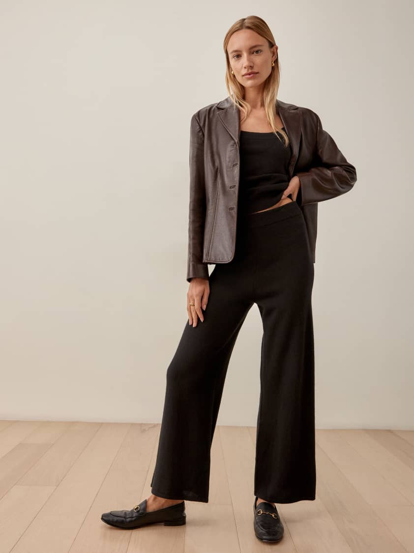 Reformation cashmere sweatsuit sales