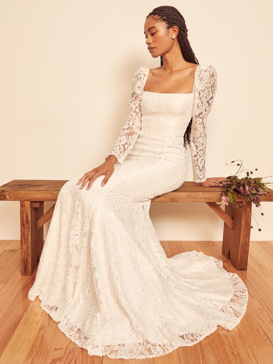 Reformation wedding gown 2025