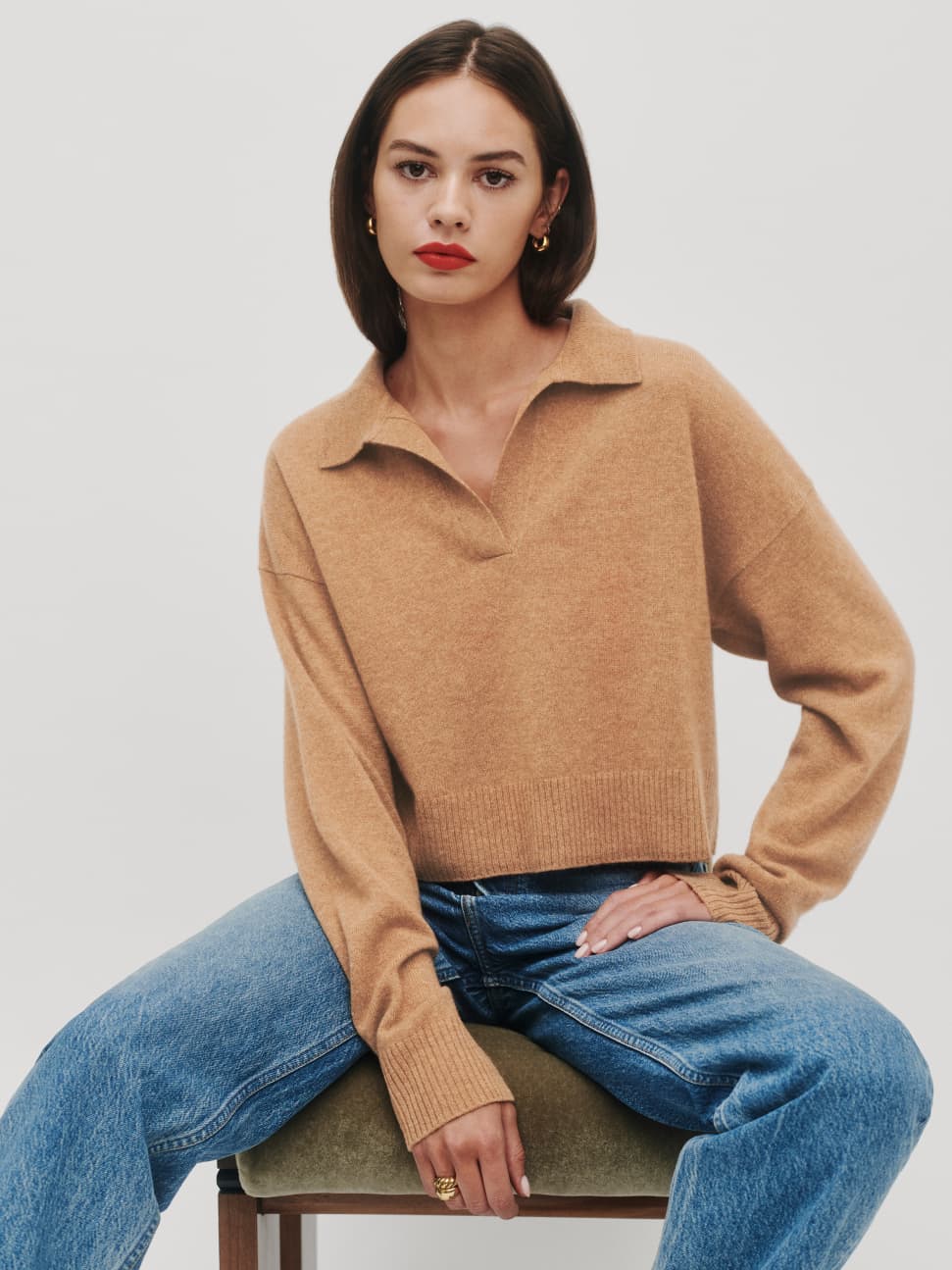 Polo sweater cashmere Outlet