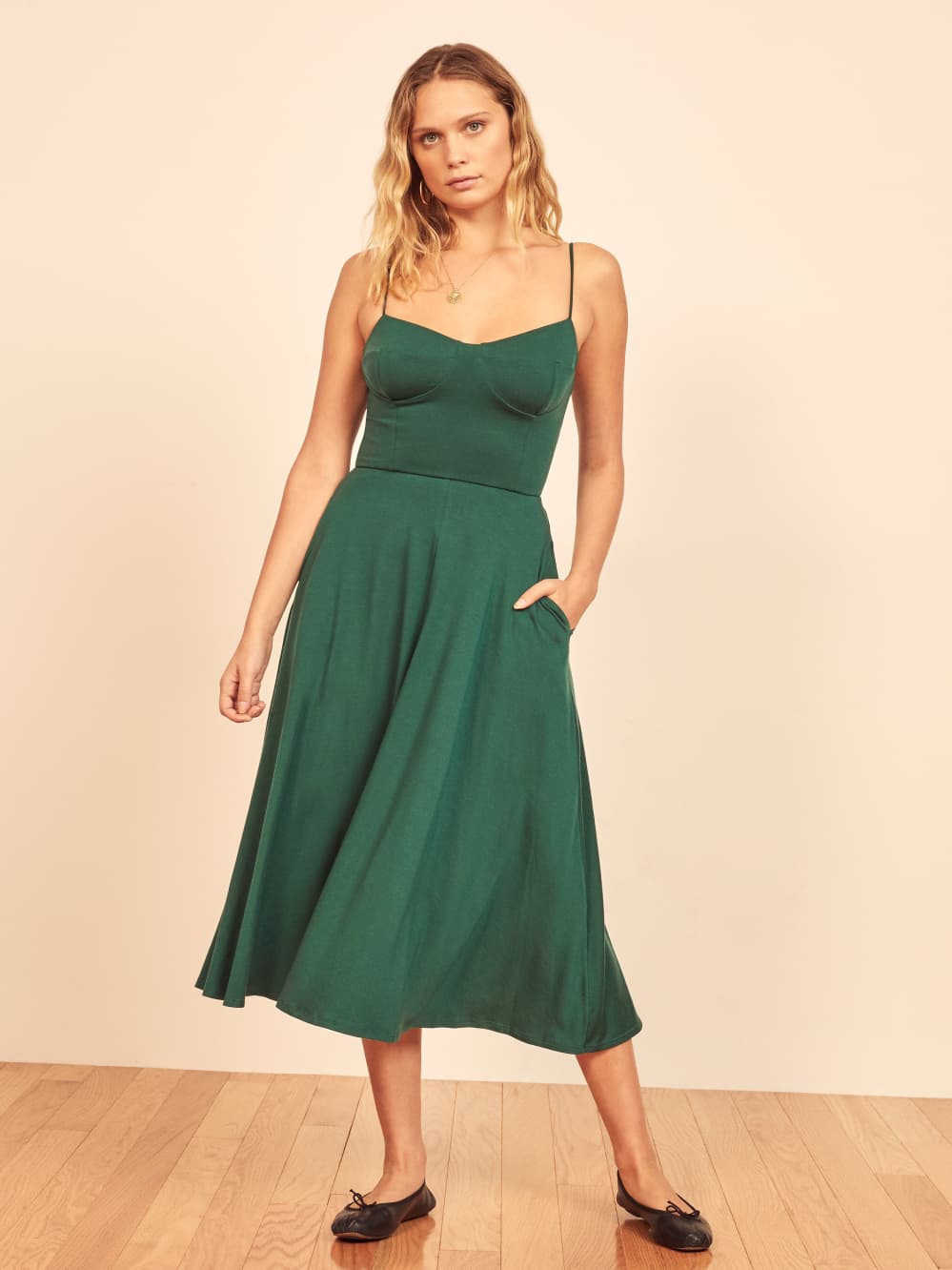 Glenda Dress - Sleeveless Midi Knit