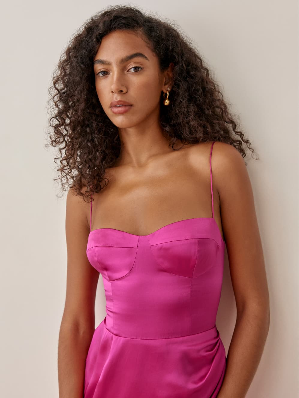 Reformation pink dress clearance