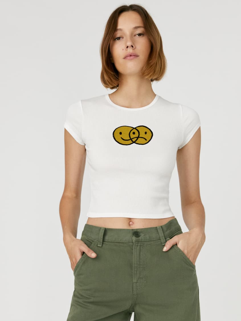 Mixed Emotions Baby Tee Short Sleeve Jersey Reformation