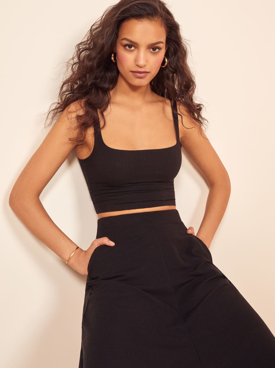 Black two piece set skirt Clearance
